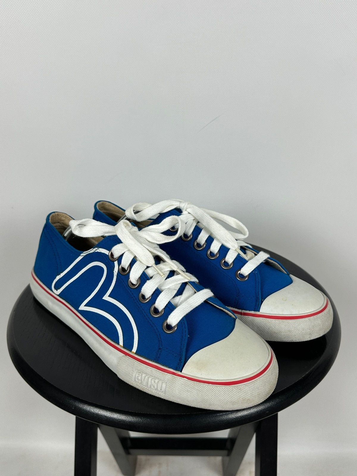 Evisu Trainers 2006 Red Leather Trainers, image size:1200x1600