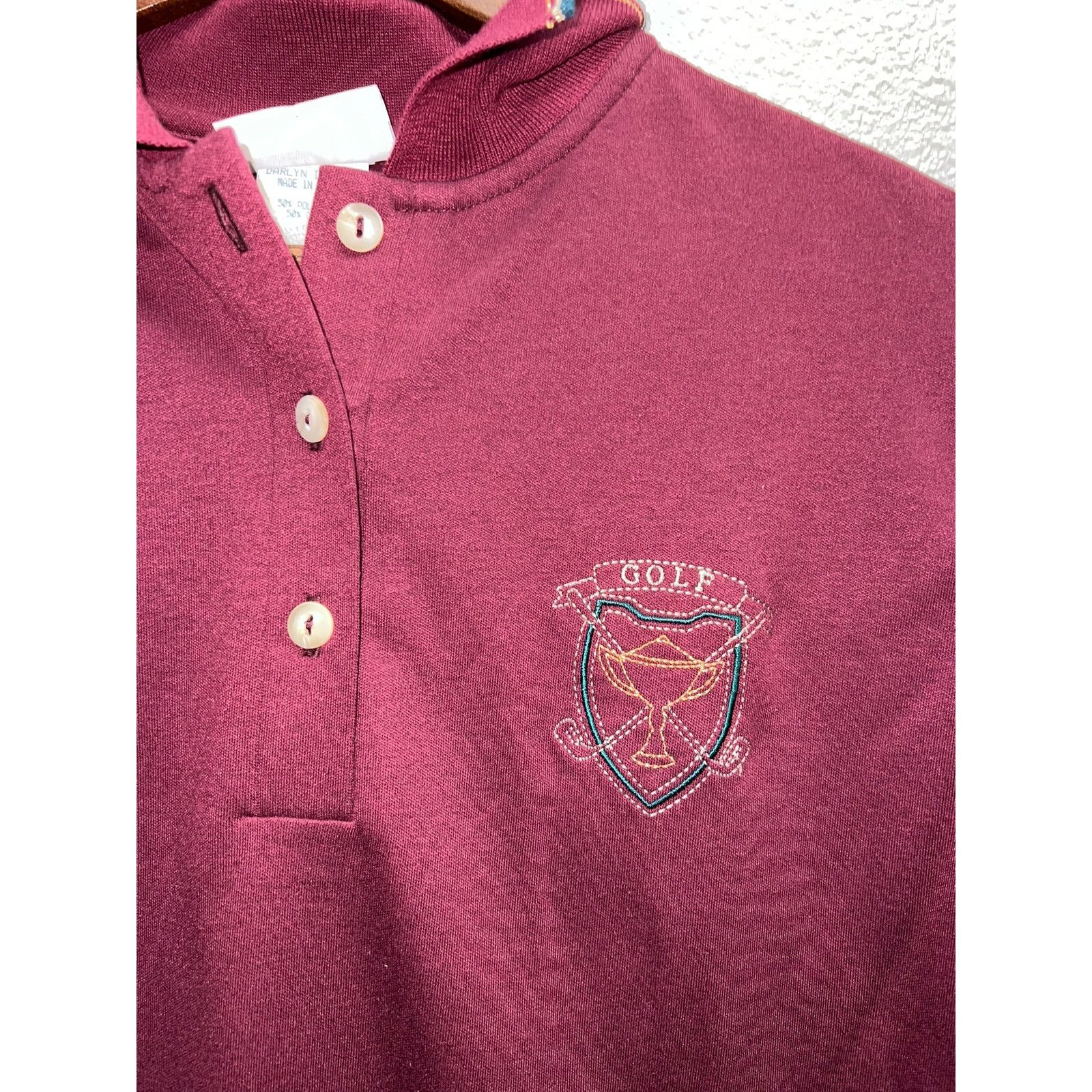 Vintage Vintage Golf Polo Shirt Golfing Daylyn USA Made Red Medium Size US M / EU 48-50 / 2 - 3 Thumbnail