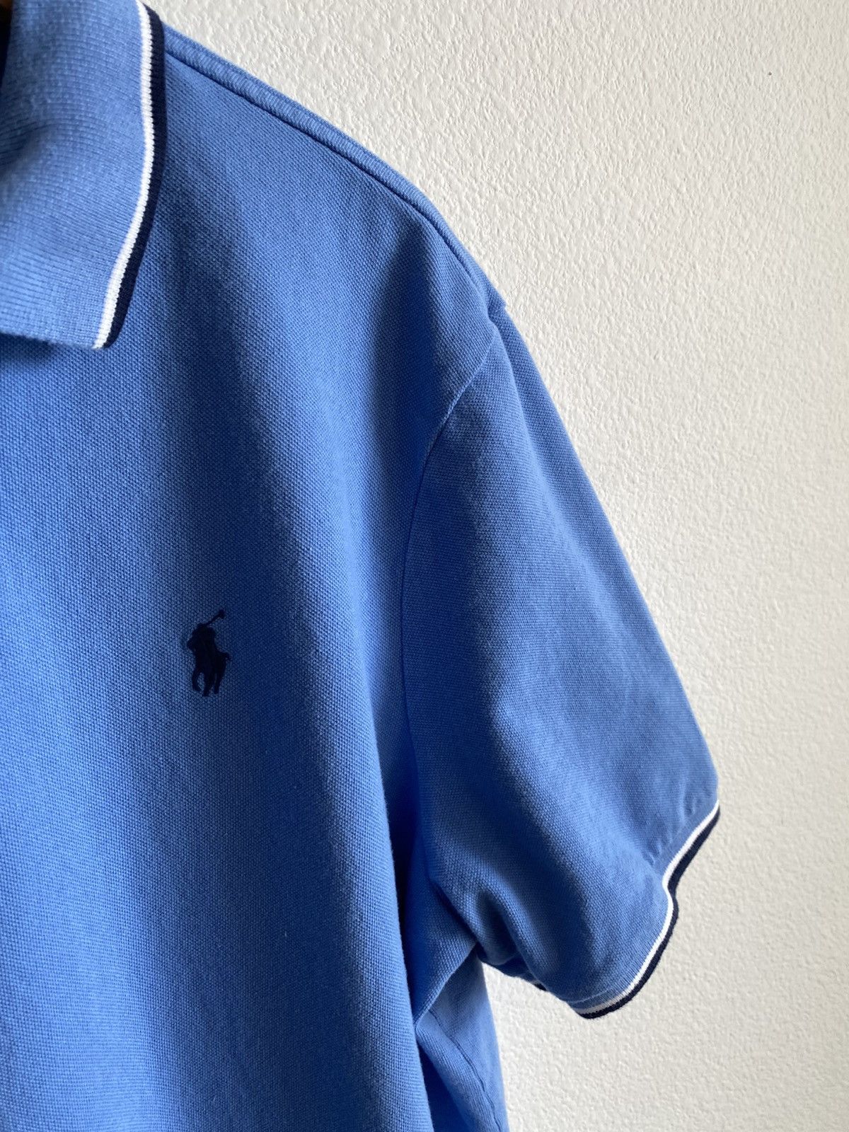 Polo Ralph Lauren Polo Ralph Lauren Blue Polo Shirt Size US XL / EU 56 / 4 - 3 Thumbnail