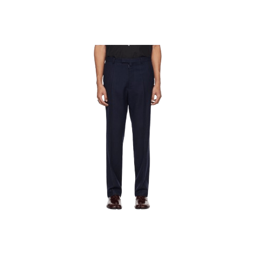 o1loc1c1125 Pleated Pant in Navy Blue