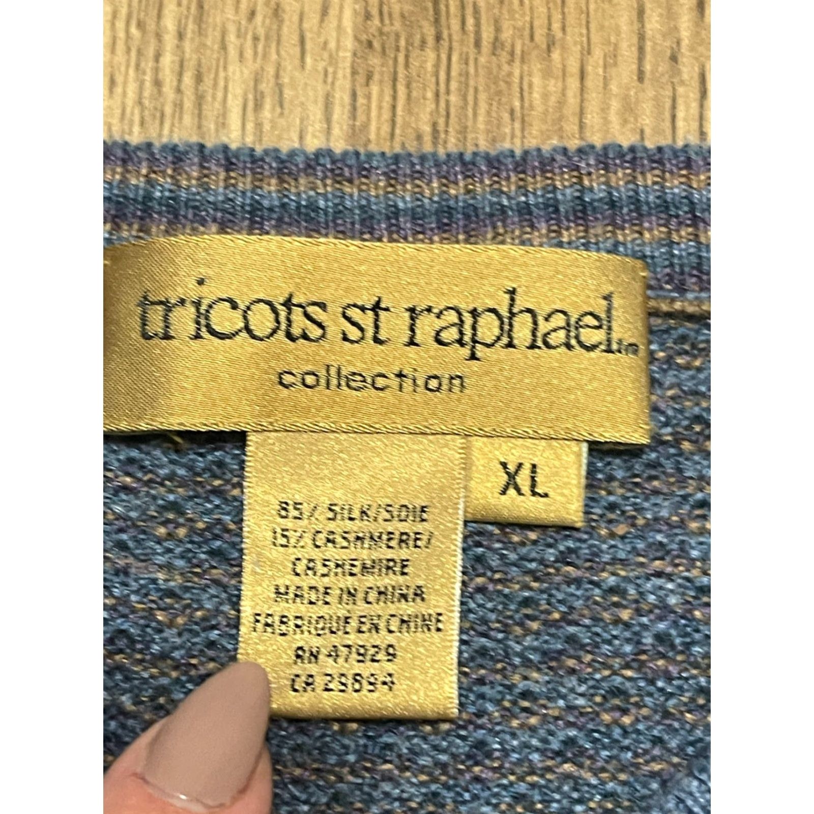 Vintage **Men's Tricots St. Raphael Pullover Shirt, XL, Blue Brown, Long Sleeve** User: Men's Tricots St. Raphael Pullover Shirt, XL, Blue Brown, Long Sleeve Size US XL / EU 56 / 4 - 7 Thumbnail