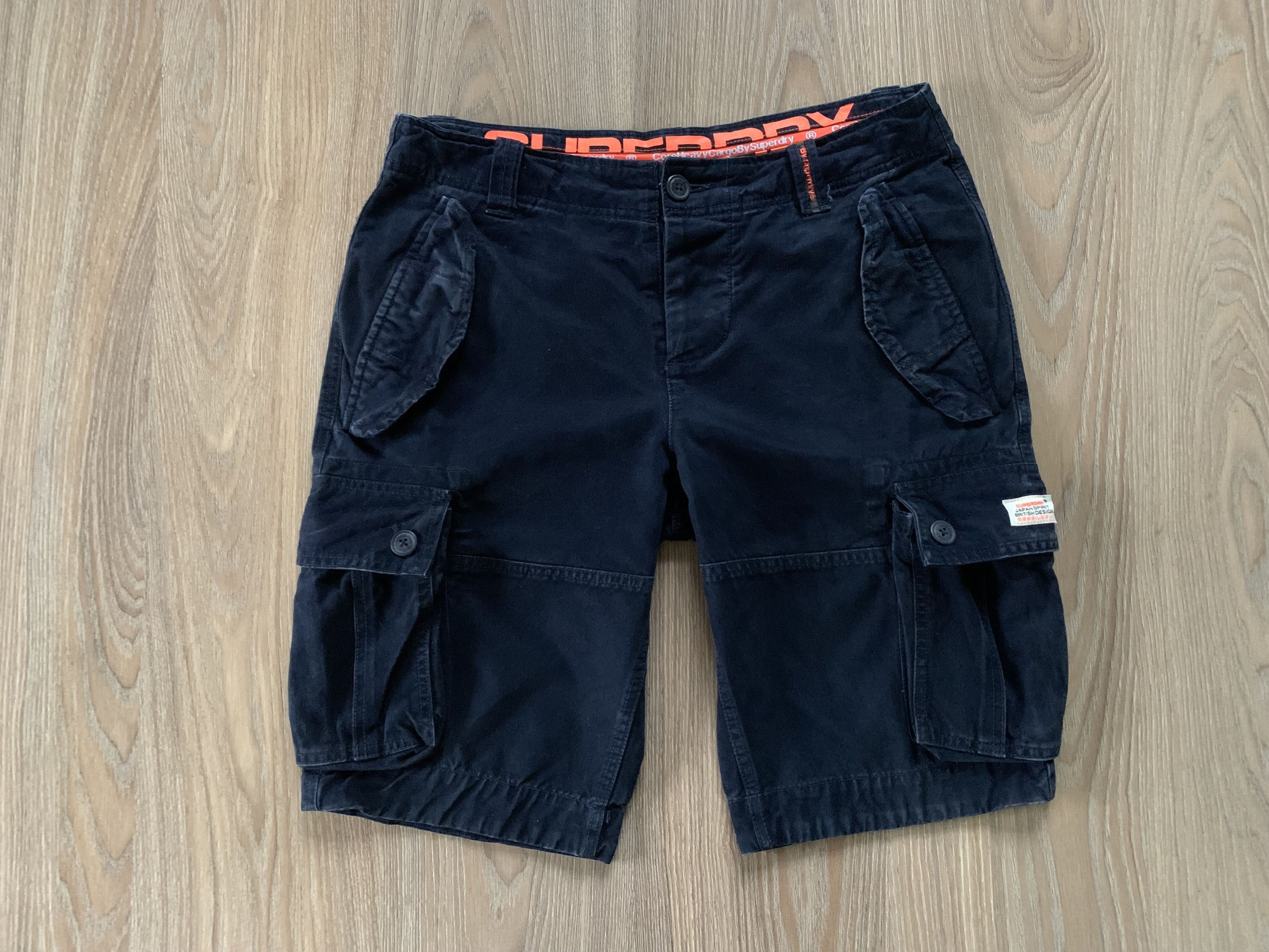 Japanese Brand × Superdry Superdry Blue Cargo Shorts Multi Pocket Size US 34 / EU 50 - 2 Thumbnail