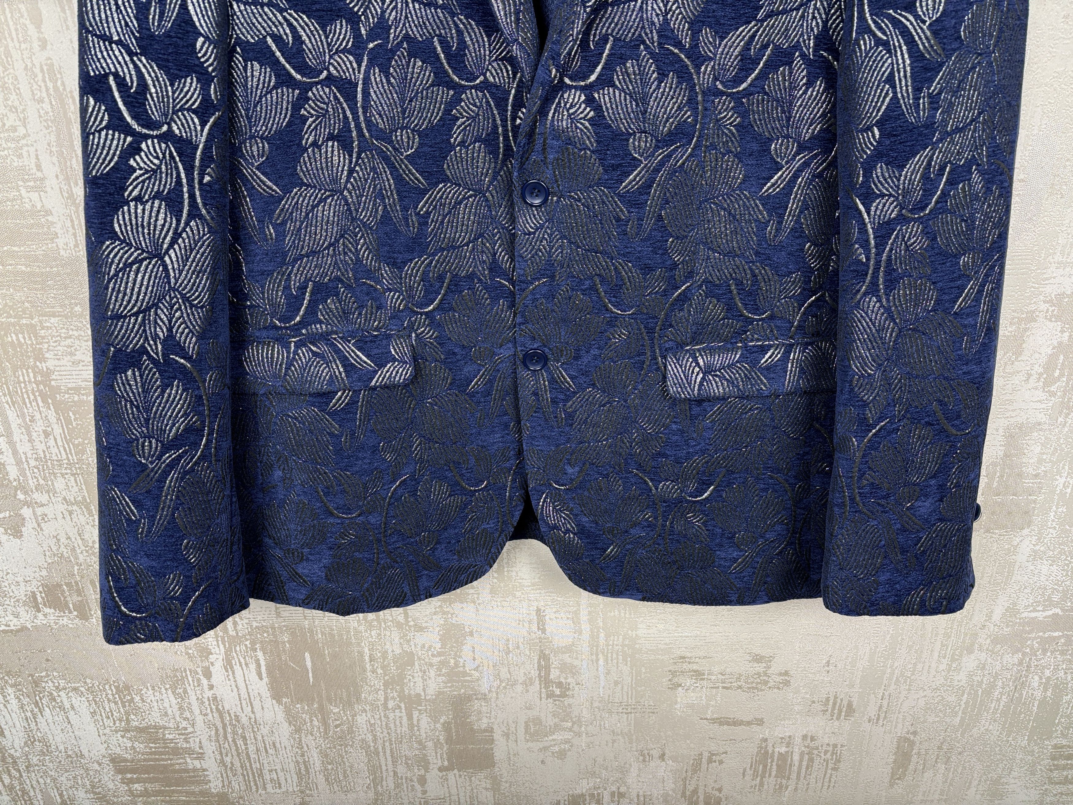 Joe Browns Joe Browns Silver Jacquard Blazer Size UK/US 46, EU 56 Size 46R - 7 Thumbnail
