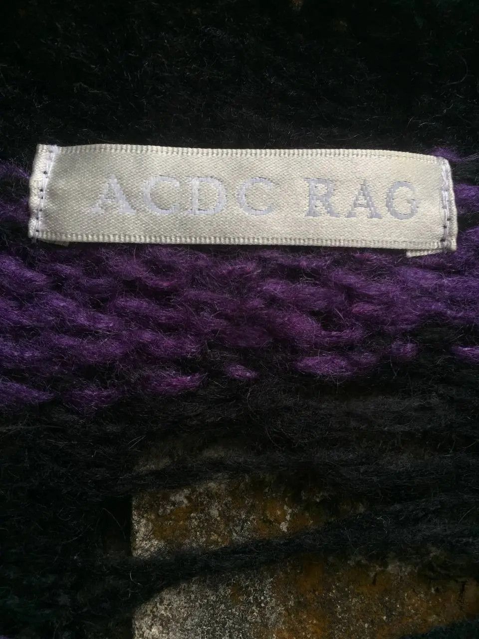 Japanese Brand ACDC RAG Grunge crazy distressed knit ifsixwasnine style Size US M / EU 48-50 / 2 - 3 Thumbnail