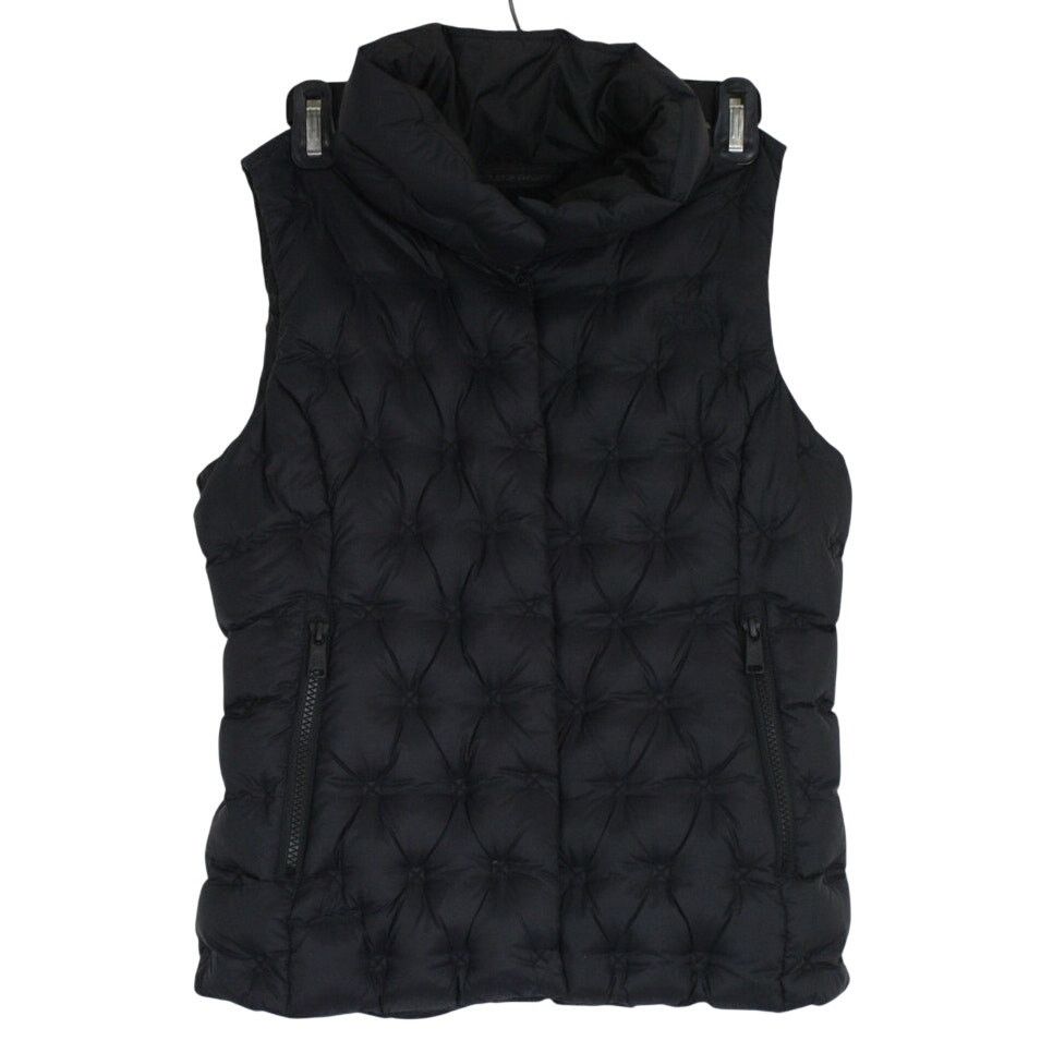 The North Face The North Face Black 550 Goose Down Snap Puffer Vest XS Size XS / US 0-2 / IT 36-38 - 1 Thumbnail