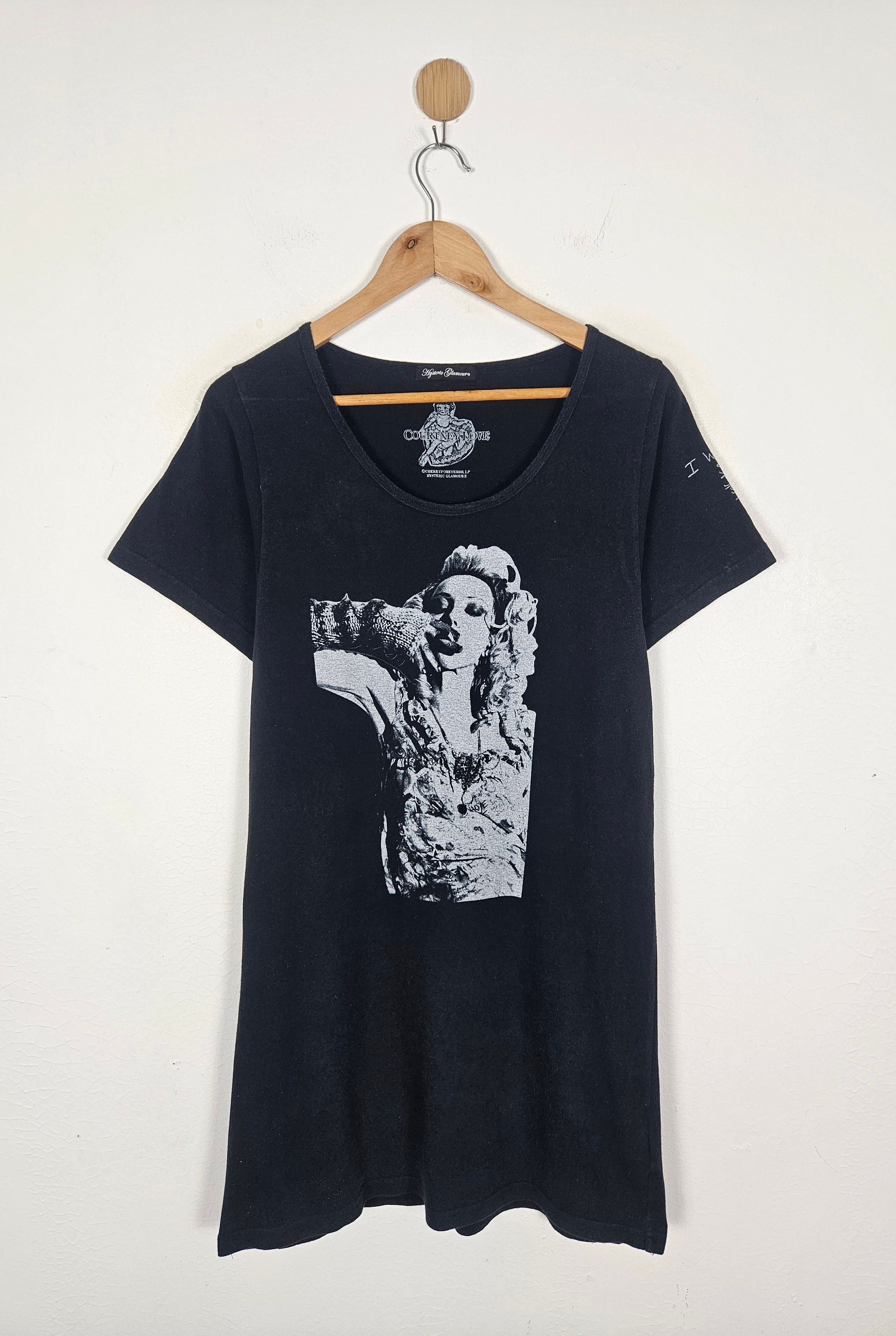 Hysteric Glamour Hysteric Glamour Courtney Love Hole I Will be Swan shirt Size S / US 4 / IT 40 - 1 Thumbnail