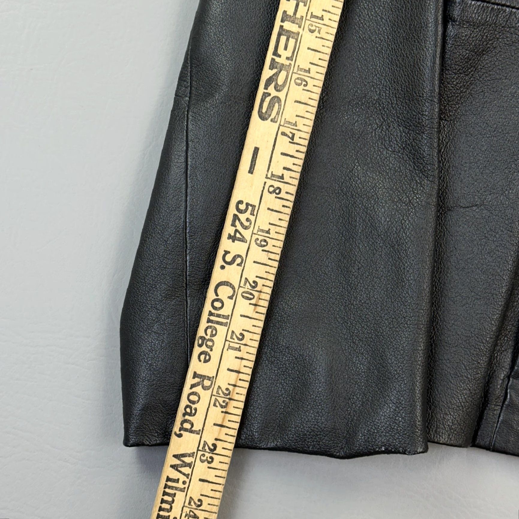 Vintage VINTAGE Colebrook Women's XL Black Leather Full Zip Collared Jacket Size XL / US 12-14 / IT 48-50 - 5 Thumbnail