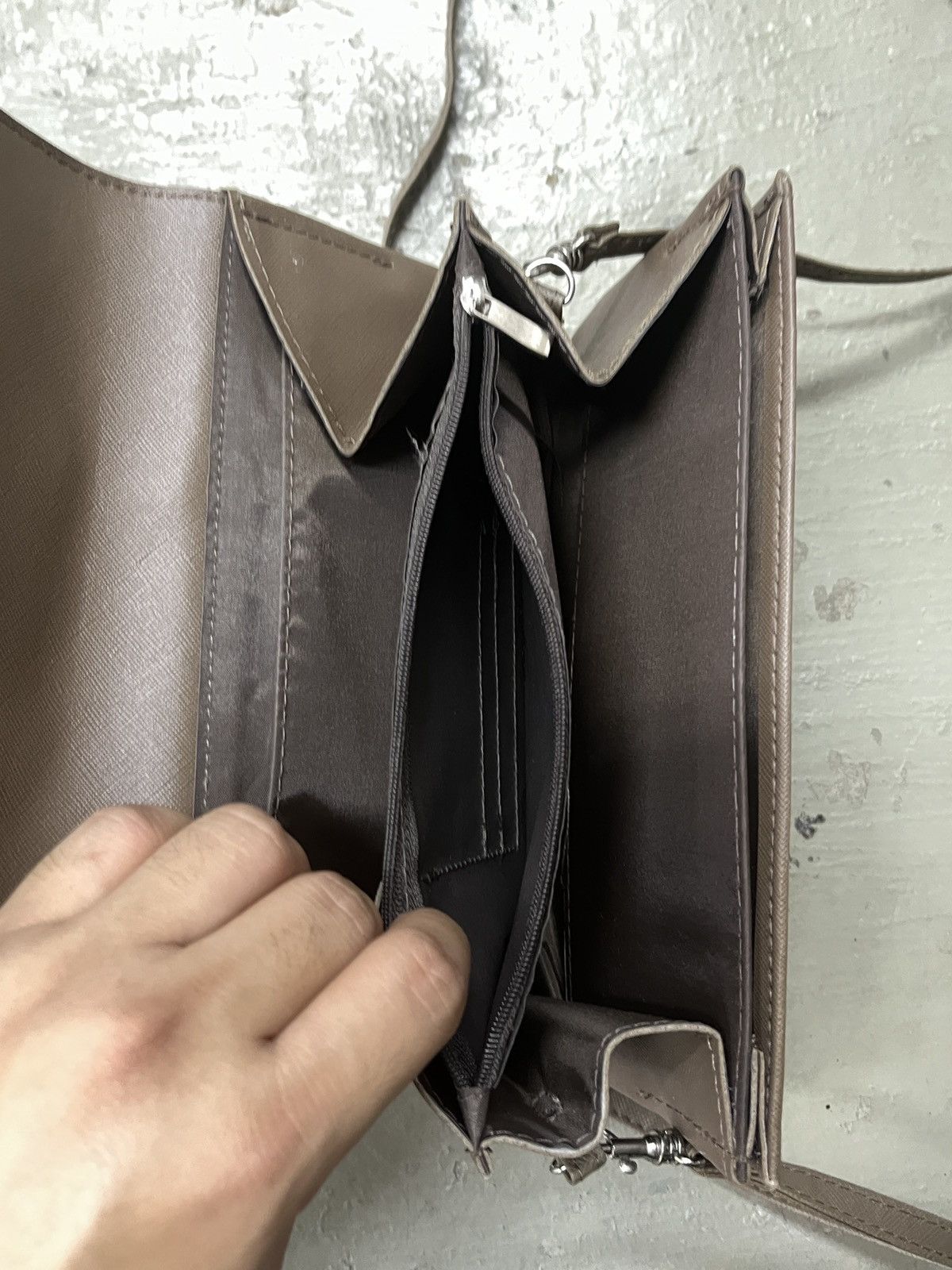 CABANE de ZUCCa × Issey Miyake × Japanese Brand Issey Miyake Cabana De Zucca long sling bag/purse Size ONE SIZE - 9 Thumbnail
