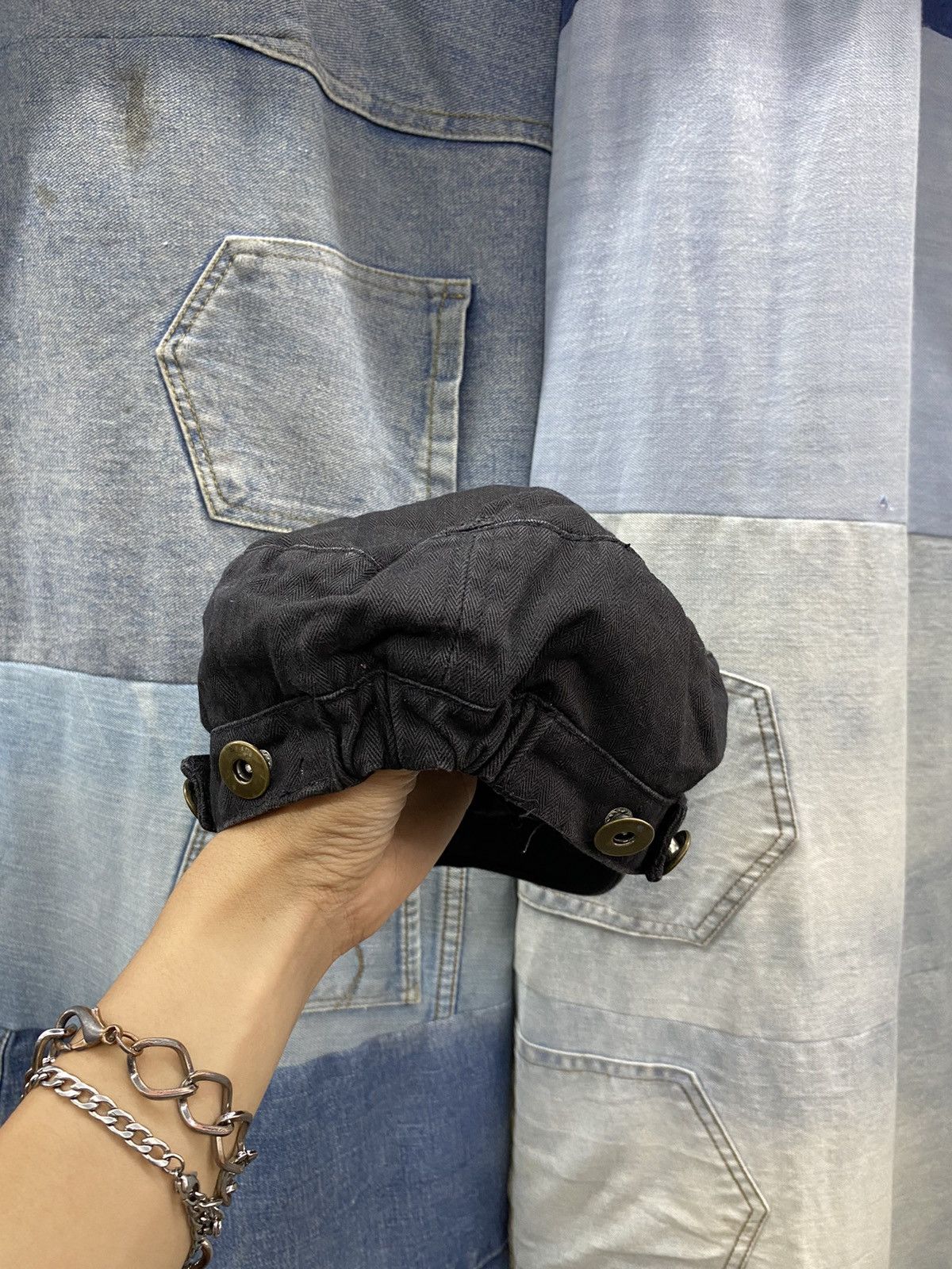 If Six Was Nine × Japanese Brand × KMRii studded cadet hat commando Size 30 - 7 Thumbnail
