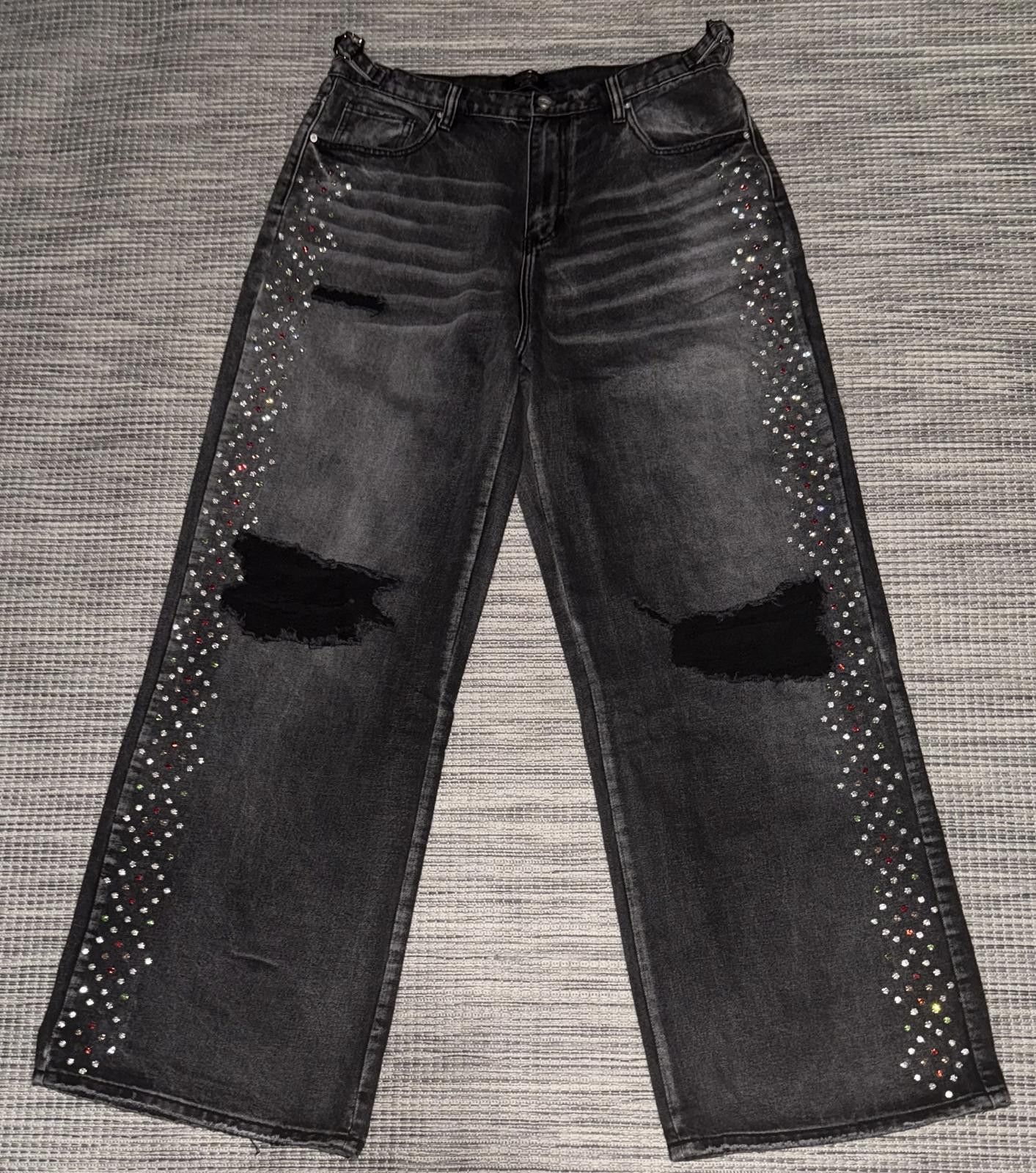 HMDD HMDD Crystal H-Star Denim Pants Size US 34 / EU 50 - 1 Thumbnail