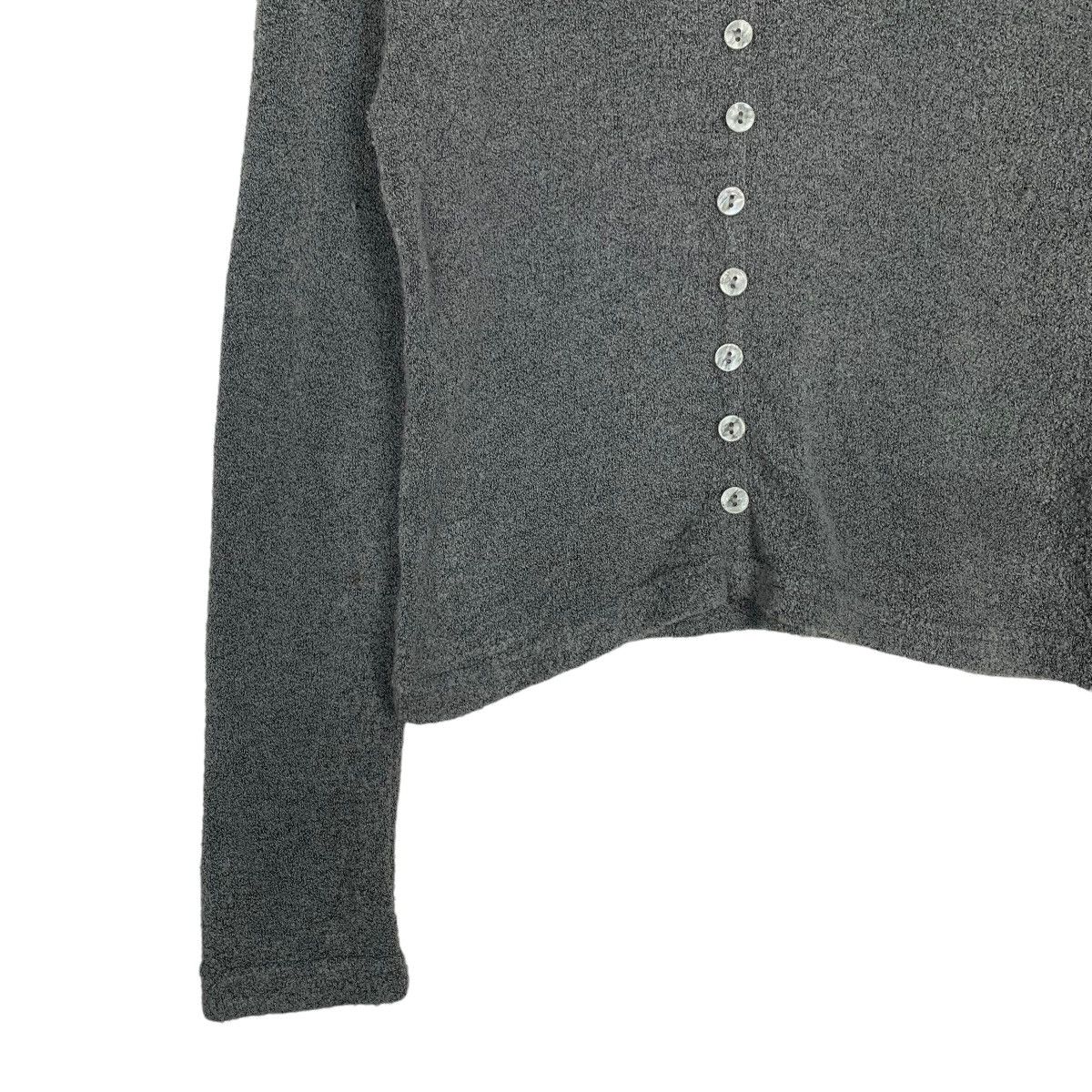 Vintage VANESSA VOLONTE Milano Fur Neck Button Shirt #0298-C13 Size S / US 4 / IT 40 - 4 Thumbnail