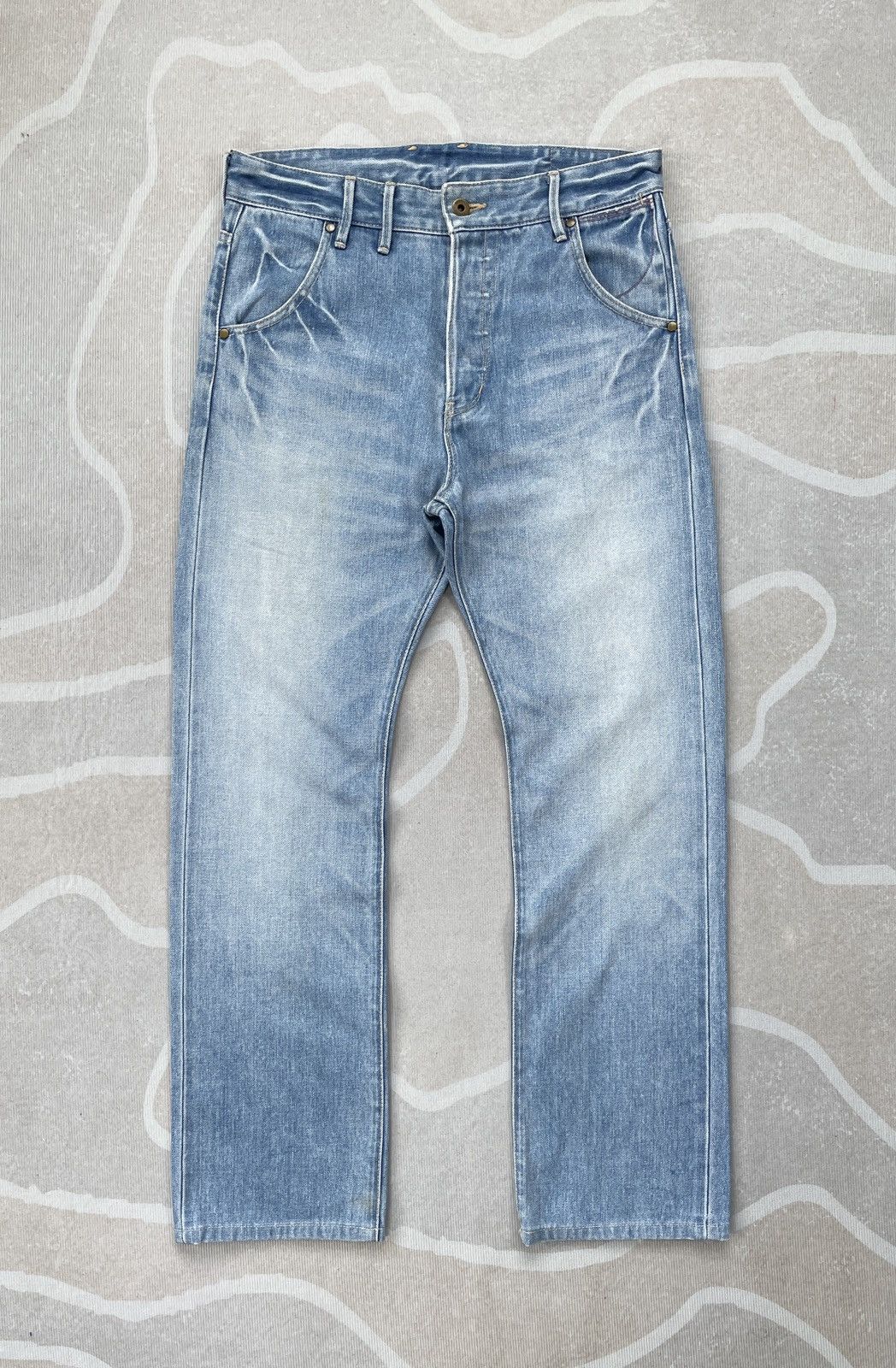 Oi Polloi R.Newbold X Oi Polloi Selvedge Jeans (P55) Size US 32 / EU 48 - 2 Thumbnail
