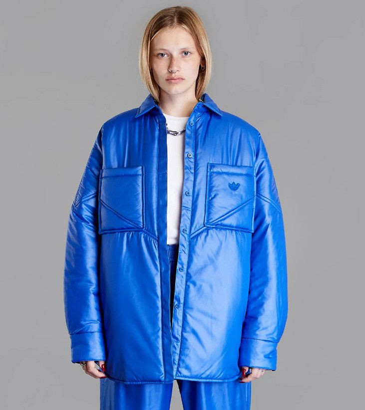 Adidas ADIDAS BLUE VERSION PADDED SHIRT JACKET HK7257 UK 14 $300 Size L / US 10 / IT 46 - 1 Thumbnail