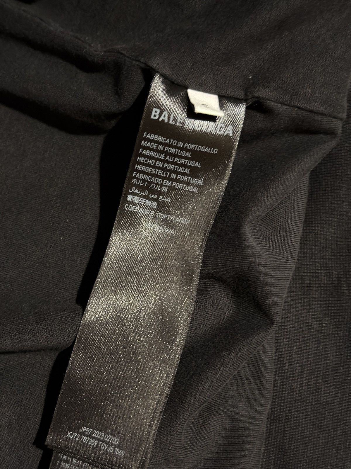 Balenciaga Balenciaga gothic logo distressed zip up hoodie small Size S / US 4 / IT 40 - 5 Thumbnail