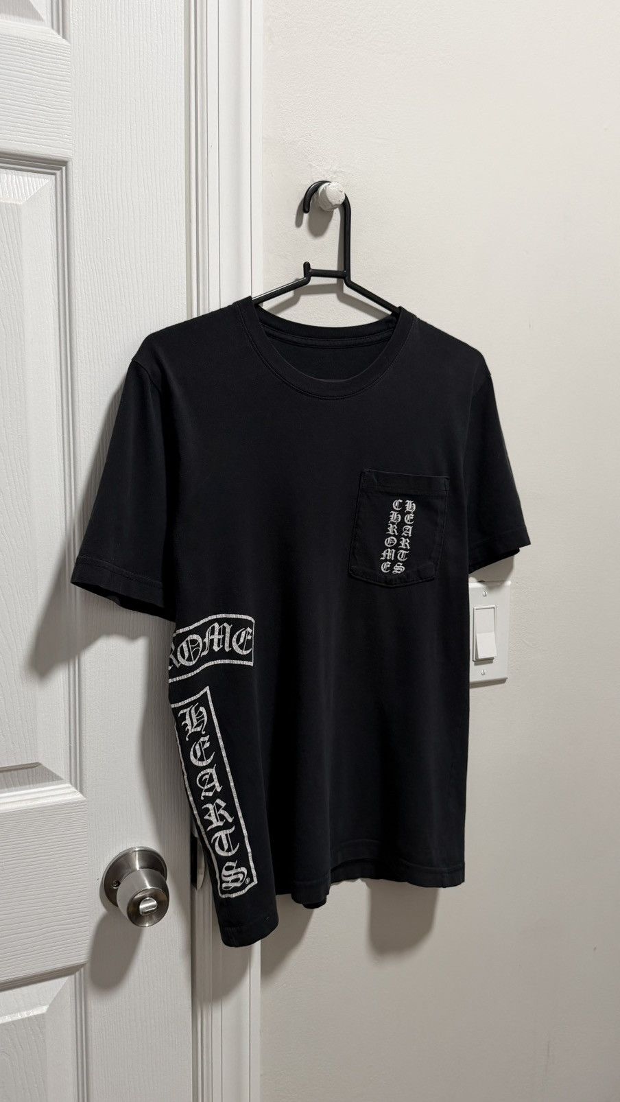 Chrome Hearts Chrome Hearts T-Bar Logo Tee Size US S / EU 44-46 / 1 - 1 Thumbnail