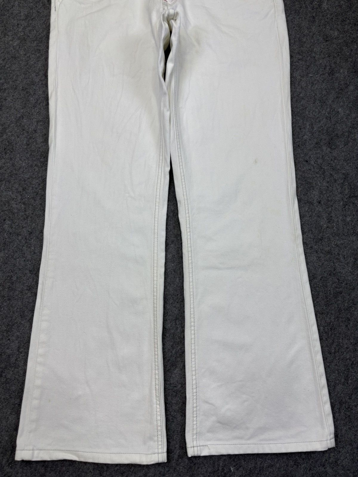 Edwin 💥Flare💥Edwin Navajo Style White Flare Denim F958 Size US 34 / EU 50 - 3 Thumbnail