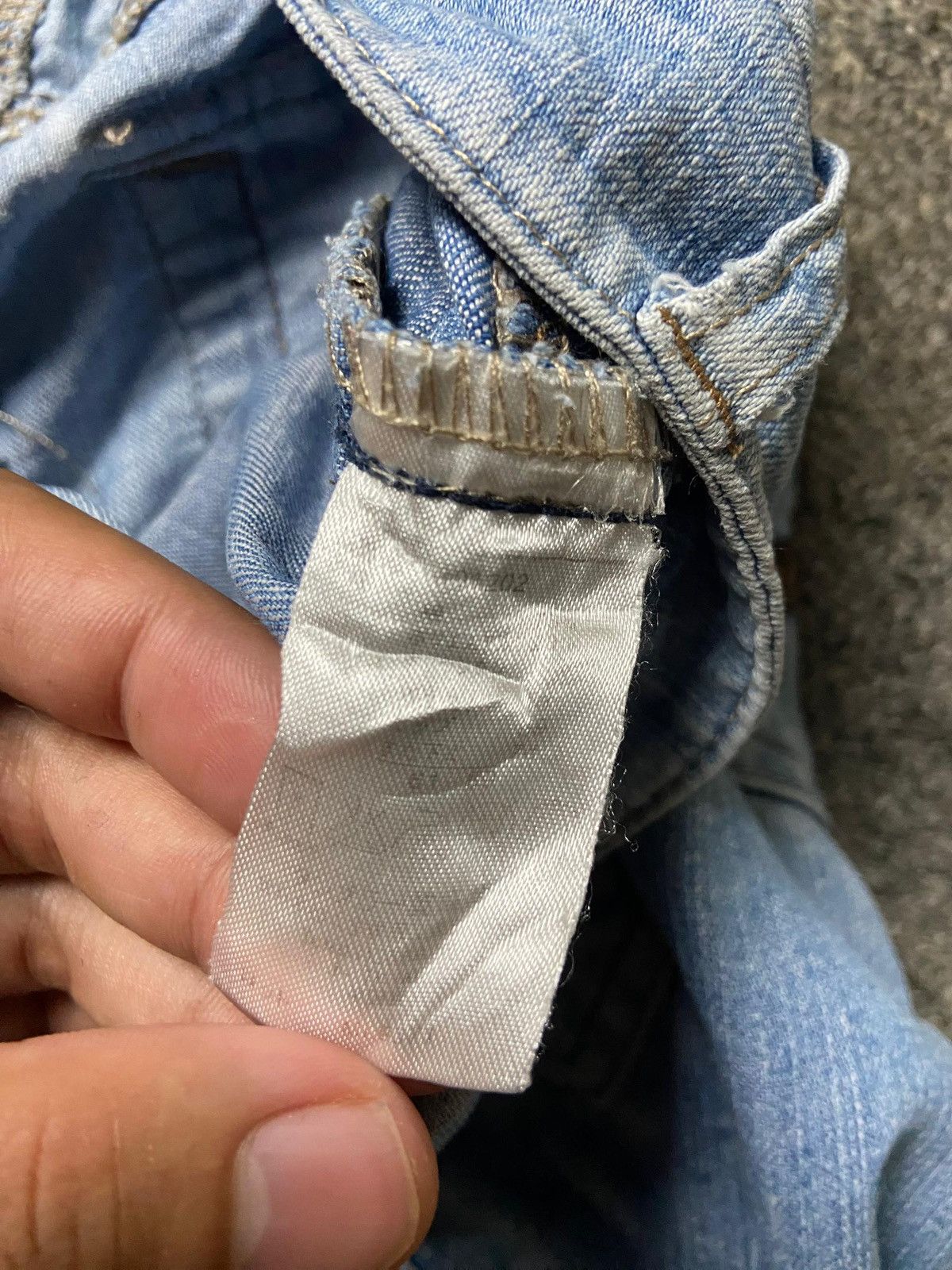 Japanese Brand Japanese Brand Denim Jeans with Vertical Seams (165) Size US 30 / EU 46 - 4 Thumbnail