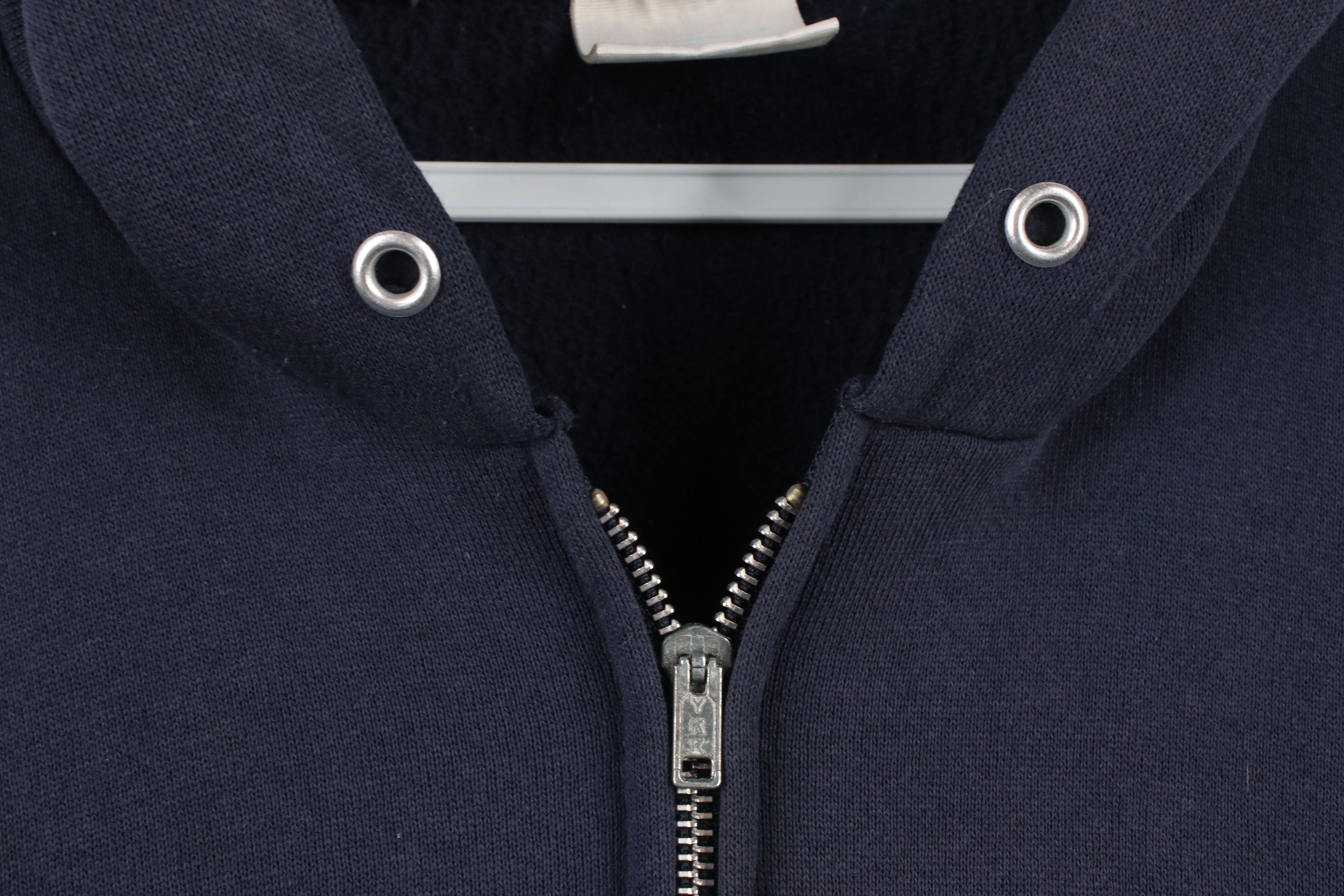 Vintage Vintage 90s Streetwear Blank Full Zip Hoodie Sweatshirt USA Size US XXL / EU 58 / 5 - 4 Thumbnail