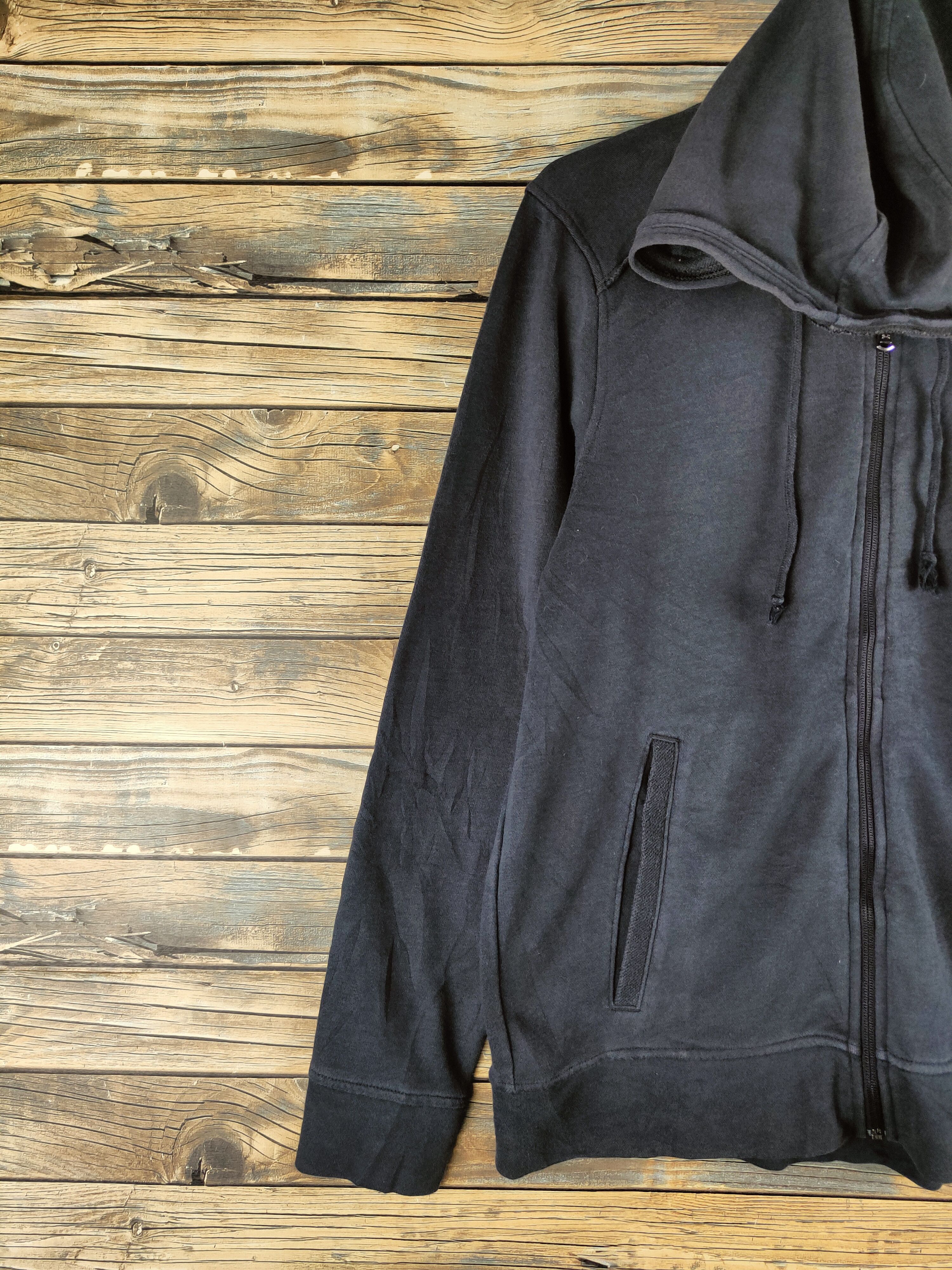 Japanese Brand Vintage Japanese Brand Navy Hoodie Sweatshirts Size US M / EU 48-50 / 2 - 3 Thumbnail