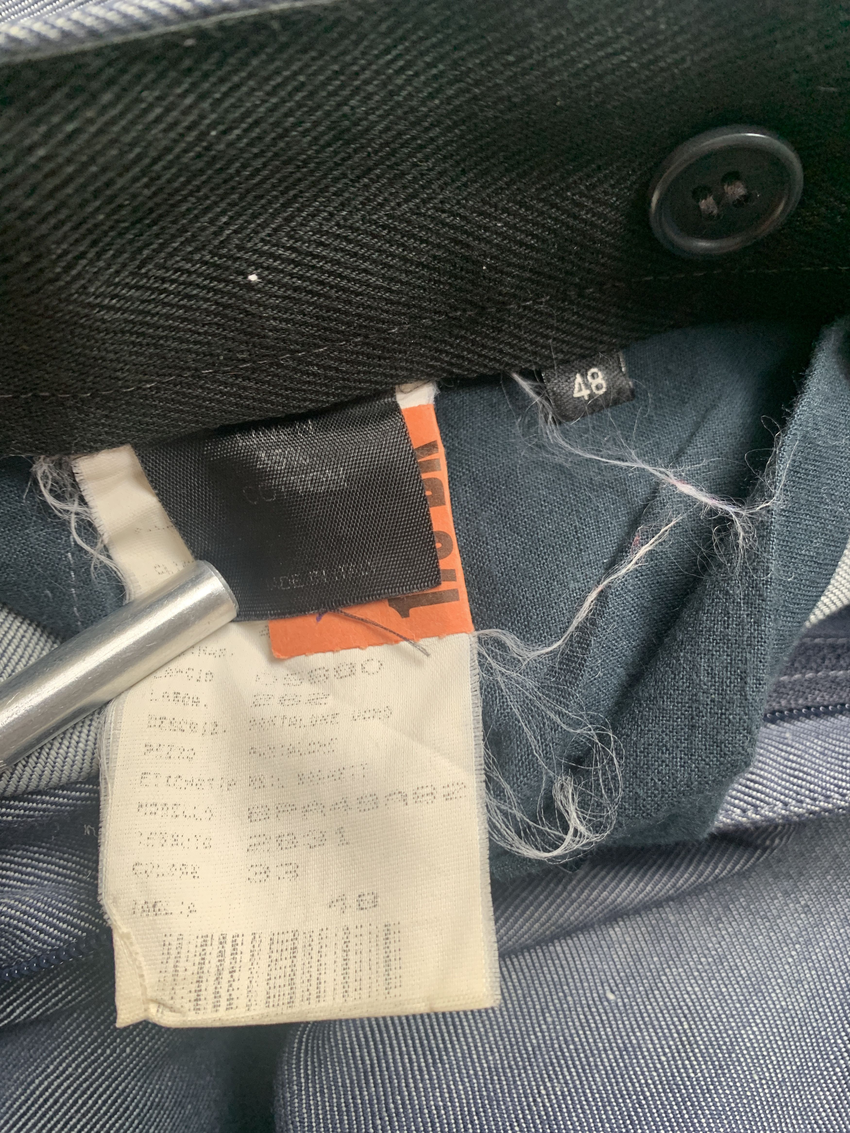 Neil Barrett Adjustable Linen Vintage Neil Pants w/ Zipper and raw hem Size US 32 / EU 48 - 7 Thumbnail