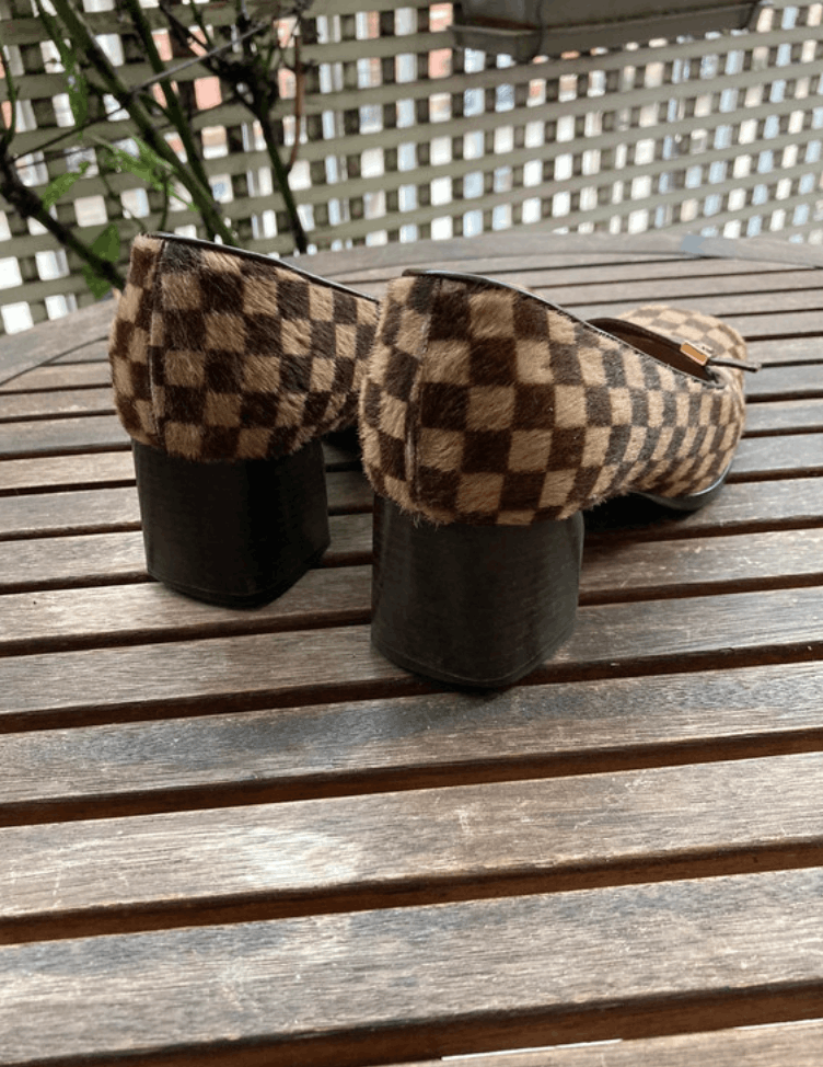 Louis Vuitton × Vintage Louis Vuitton shoes heels boots mules vintage leather Size US 6 / IT 36 - 5 Thumbnail