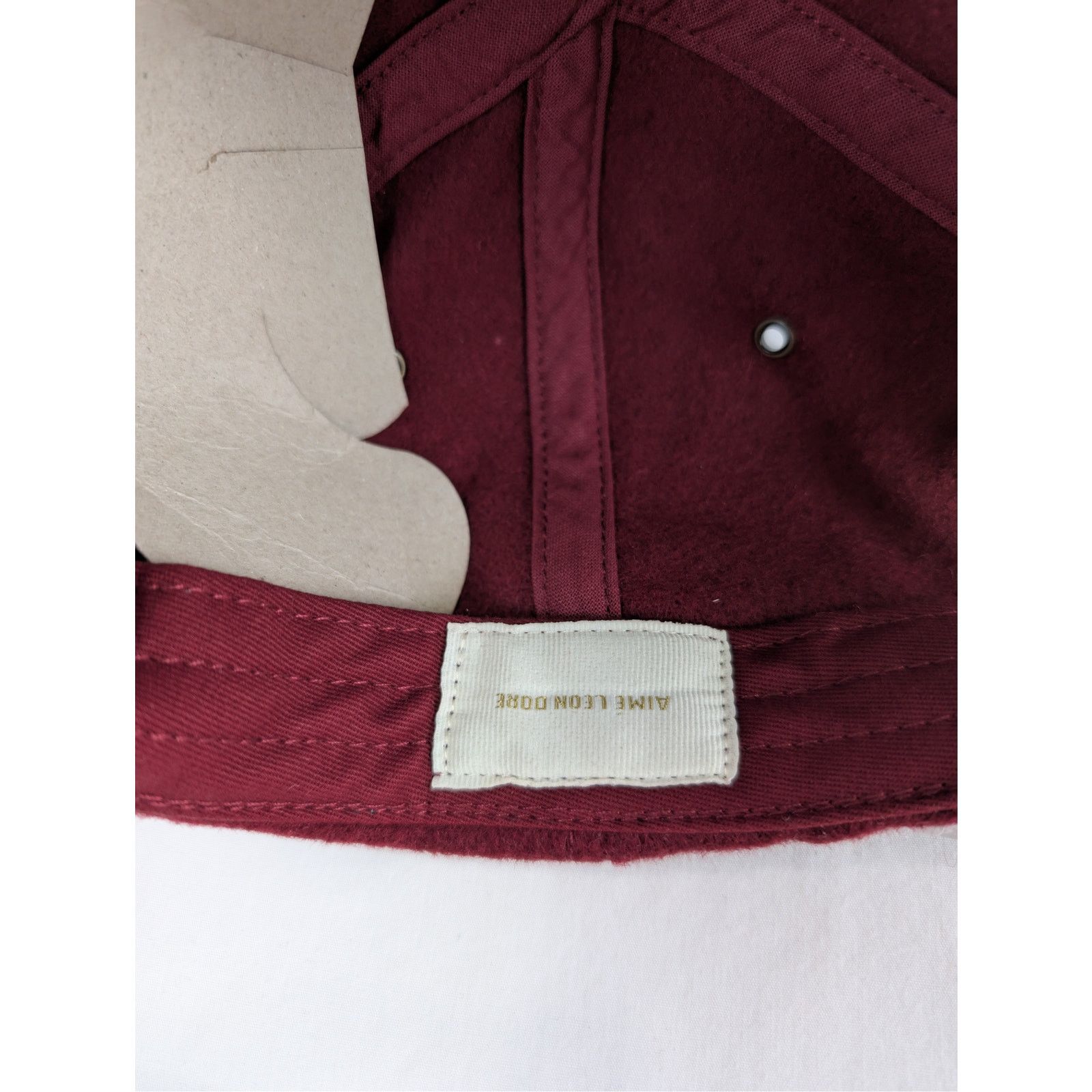 Aime Leon Dore o1rshd1 Size: OS / Bullion Patch Hat Beanie Cap / Hat Merlot Size ONE SIZE - 11 Thumbnail