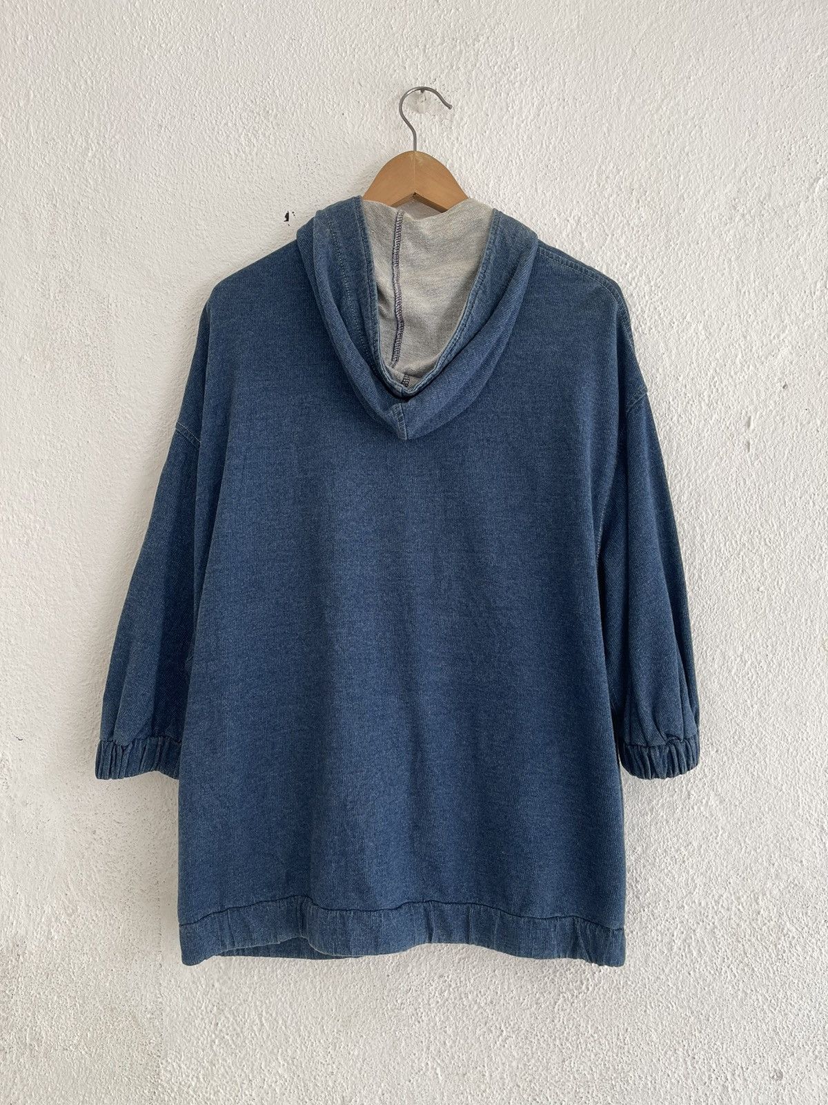 Issey Miyake × Japanese Brand × Ne-Net Ne Net Button Up Indigo Hooded Size US M / EU 48-50 / 2 - 2 Thumbnail