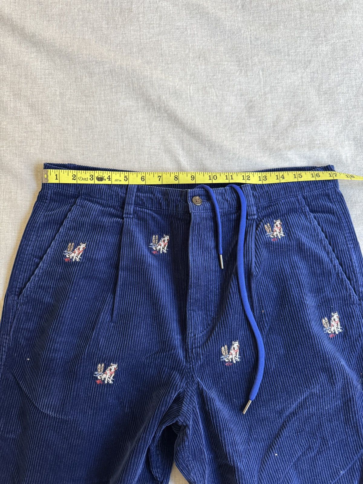 Polo Ralph Lauren Polo Ralph Lauren Embroidered Corduroy Trousers Size US 32 / EU 48 - 5 Thumbnail