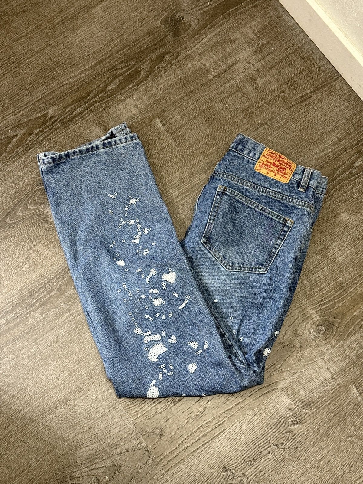 Fugazi Chain stitch denim jeans Size US 30 / EU 46 - 2 Thumbnail