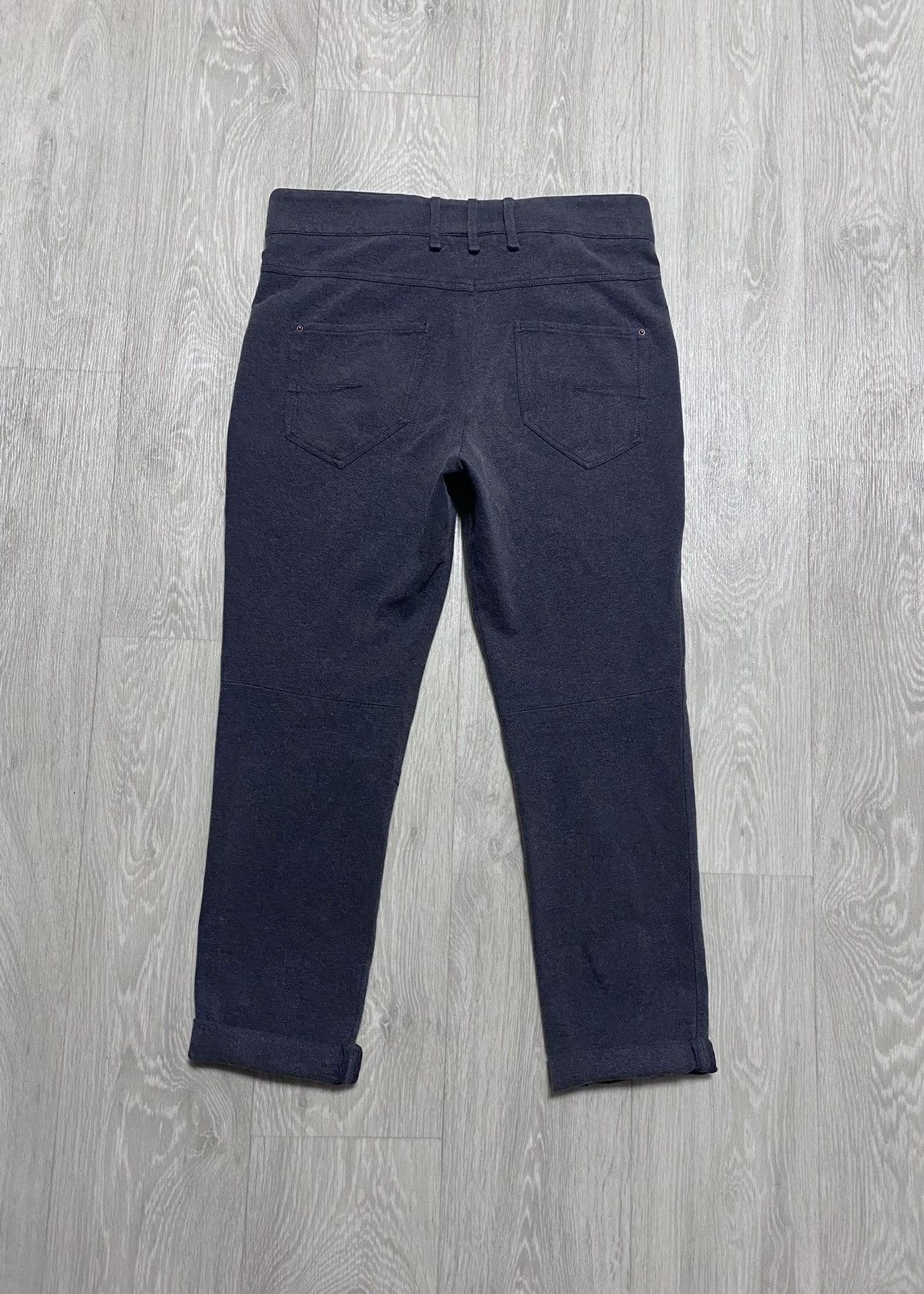 Brunello Cucinelli Womens Gunex Brunello Cucinelli Gray Stretchy Trousers Pants Size 28" / US 6 / IT 42 - 4 Thumbnail