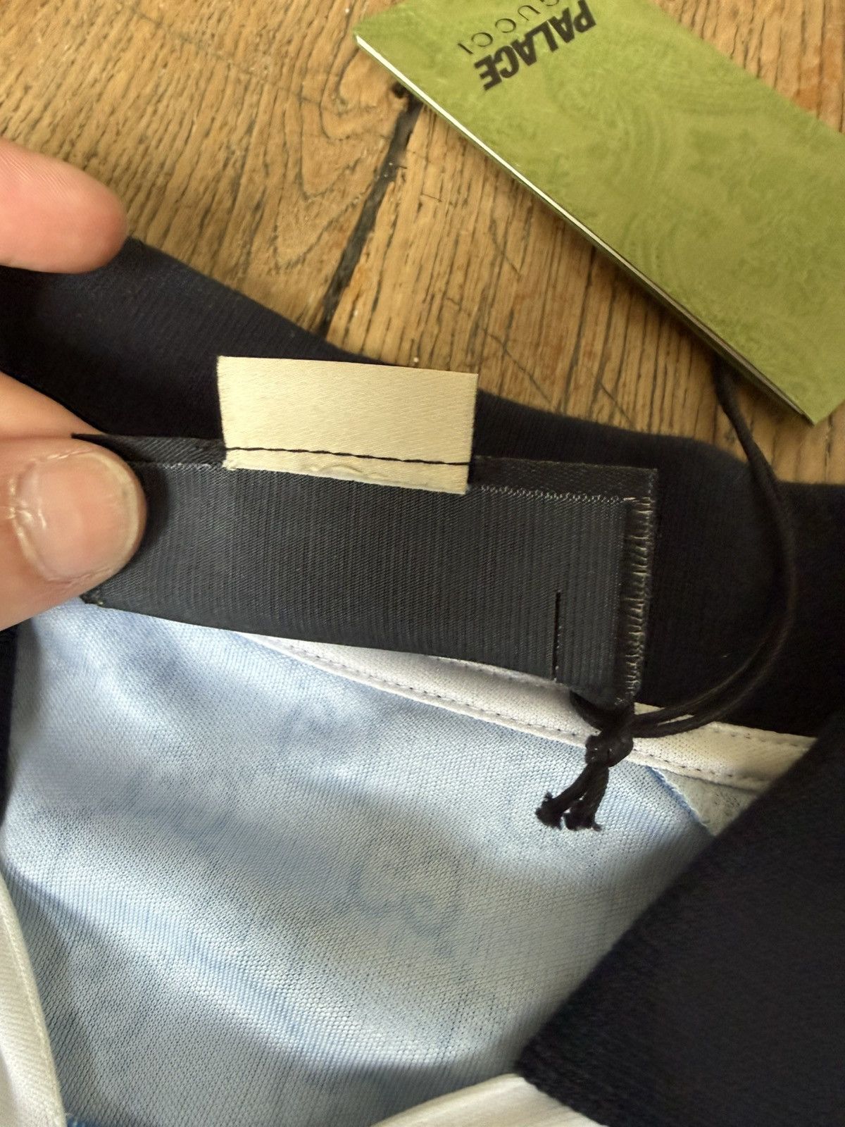Gucci × Palace Gucci X Palace blue all over GG logo monogram print jersey Size US M / EU 48-50 / 2 - 3 Thumbnail