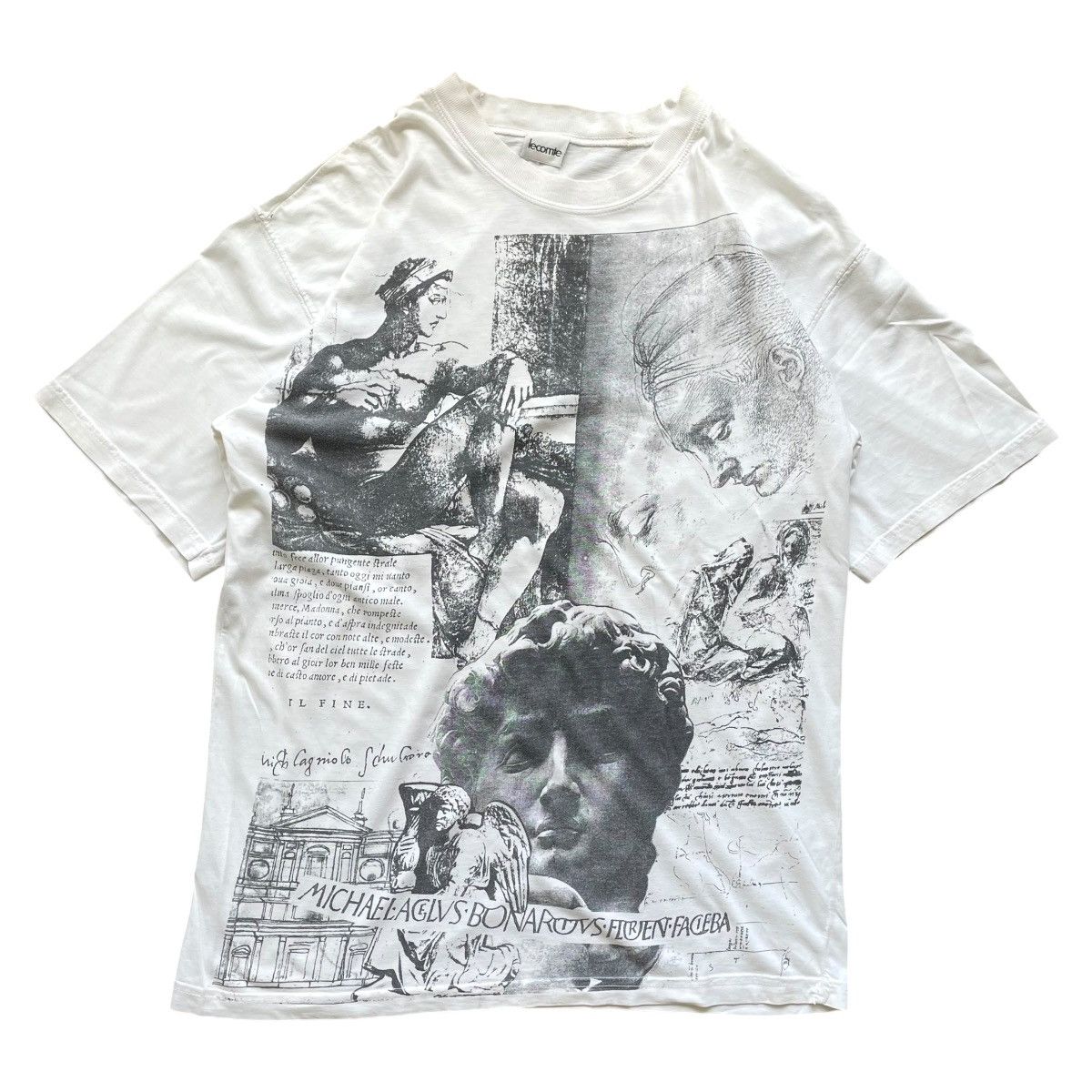 Vintage VINTAGE MICHAEL ANGELO BONAROTUS FLORENT ART AOP T-SHIRT Size US L / EU 52-54 / 3 - 1 Thumbnail
