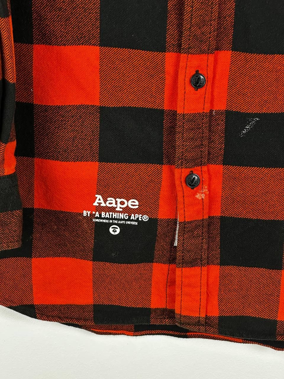 Aape × Bape AAPE BY A BATHING APE Check Overshirt Size L Size US L / EU 52-54 / 3 - 5 Thumbnail