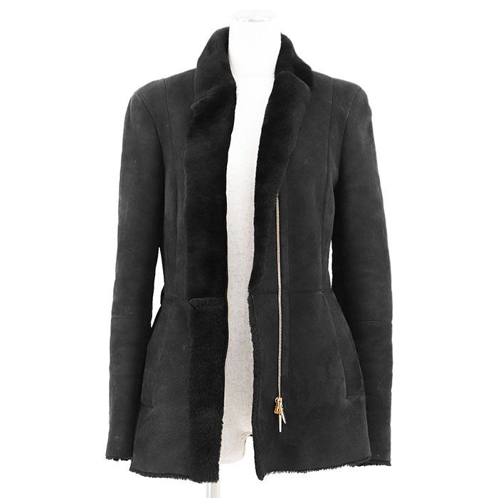 Gucci Gucci Gucci Mouton Leather Jacket Leather Outerwear Size ONE SIZE - 1 Thumbnail