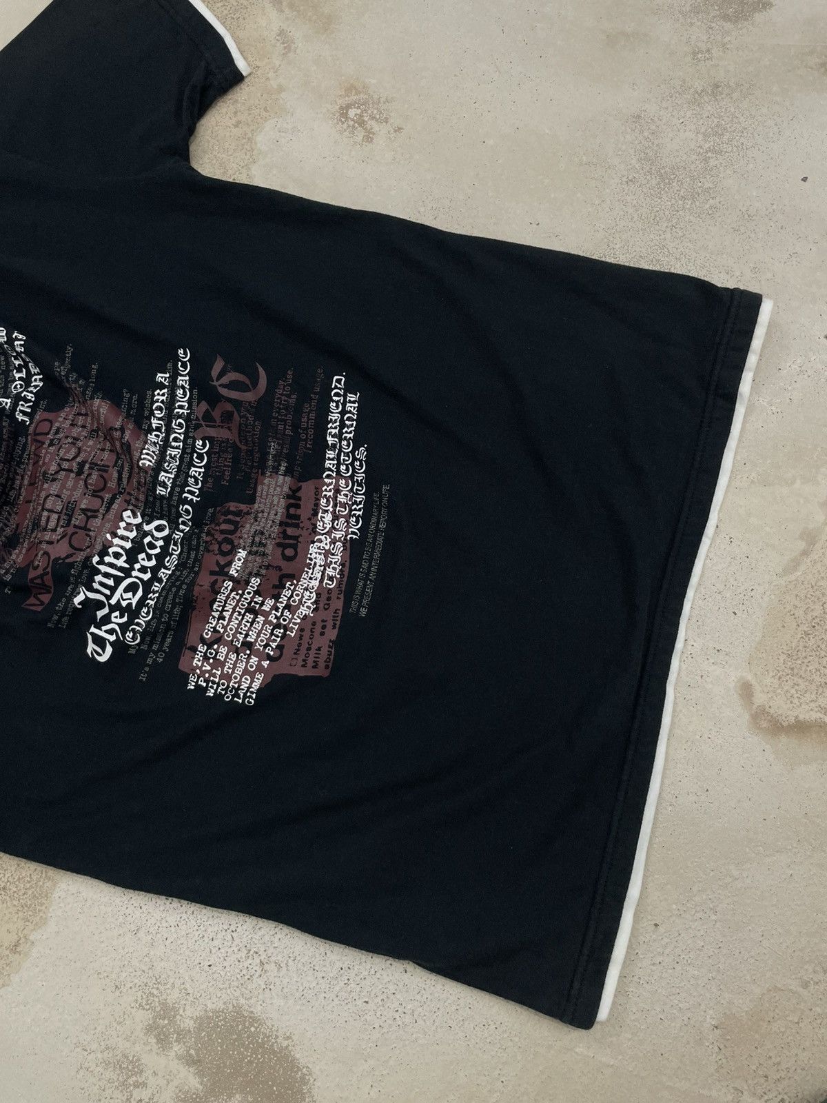 Hysteric Glamour Sorridiere Hades and Inferno Y2K Affliction Wording Poem Size US M / EU 48-50 / 2 - 5 Thumbnail