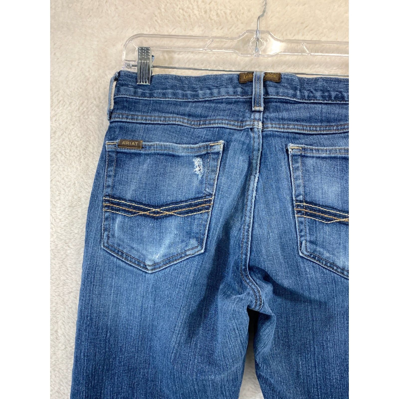 Ariat Ariat M5 Legacy Jeans Mens 30x36 Straight Blue Denim Pants Cowboy Jeans Size US 30 / EU 46 - 3 Thumbnail
