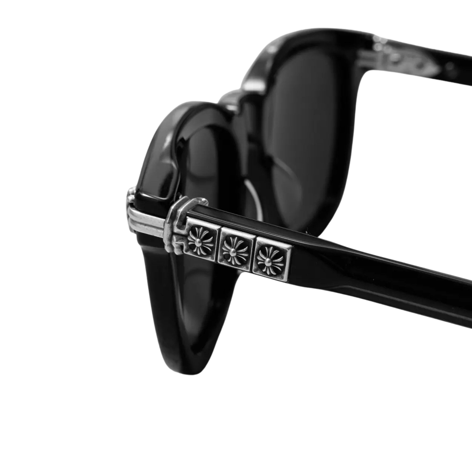 Chrome Hearts CHROME HEARTS SMOKE SHOW BLACK SUNGLASSES Size ONE SIZE - 4 Thumbnail