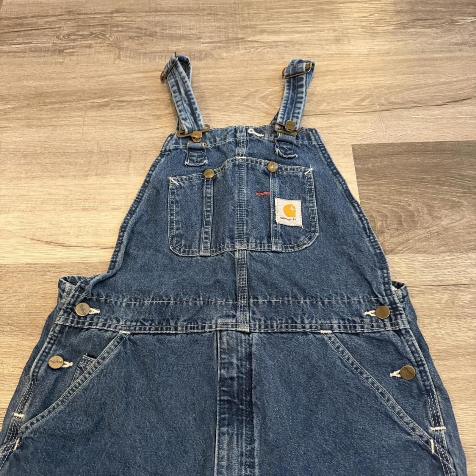 Other vintage carhartt denim overalls 0s 34x30 Size US 34 / EU 50 - 1 Thumbnail