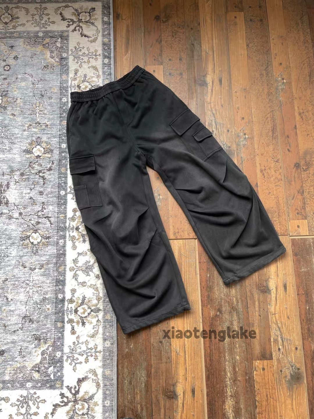 Vintage xtl washed faded punk grunge loose hiphop sweatpants Size US 36 / EU 52 - 5 Thumbnail