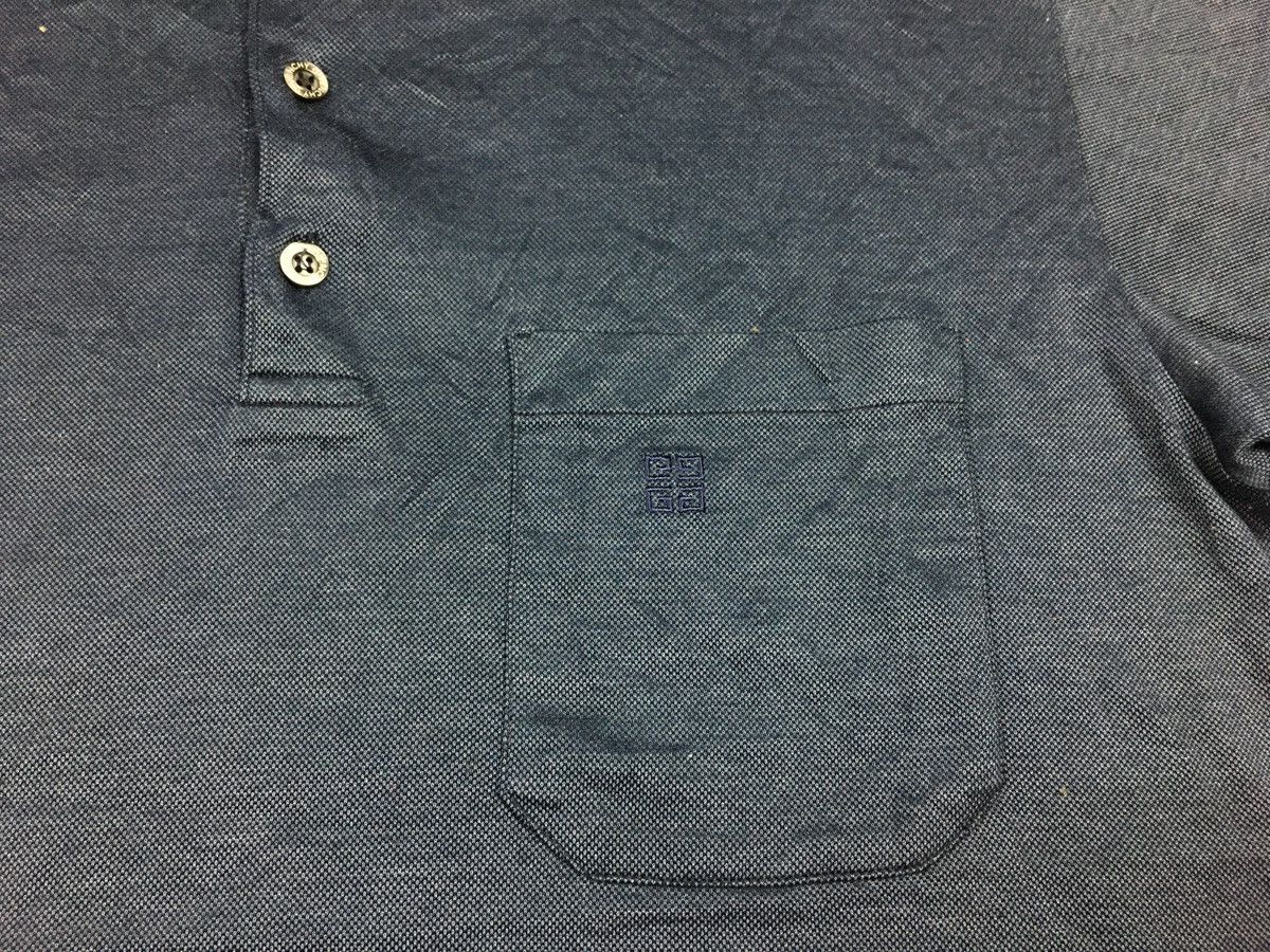 Designer × Givenchy 90s Monsieur By Givenchy Single Pocket Polo Tee T-shirt Size US M / EU 48-50 / 2 - 5 Thumbnail