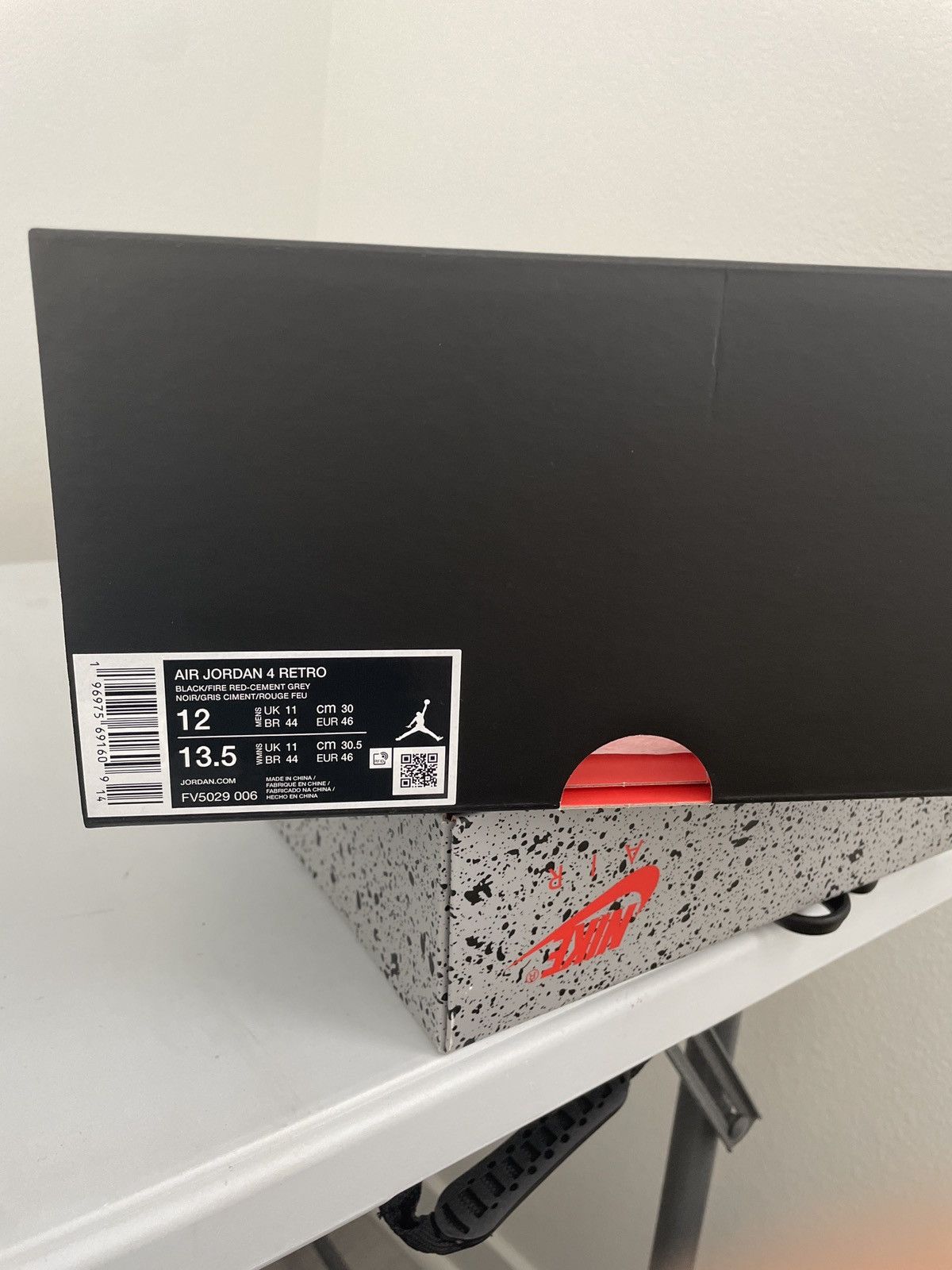 Jordan Brand Jordan 4 Retro Bred Size US 12 / EU 45 - 6 Thumbnail