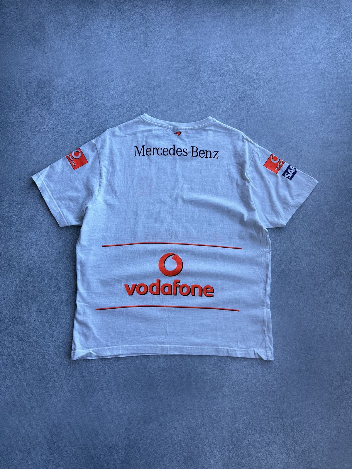 Formula 1 × Vintage Vodafone McLaren Mercedes Formula Uno Racing T-shirt Size US M / EU 48-50 / 2 - 7 Thumbnail