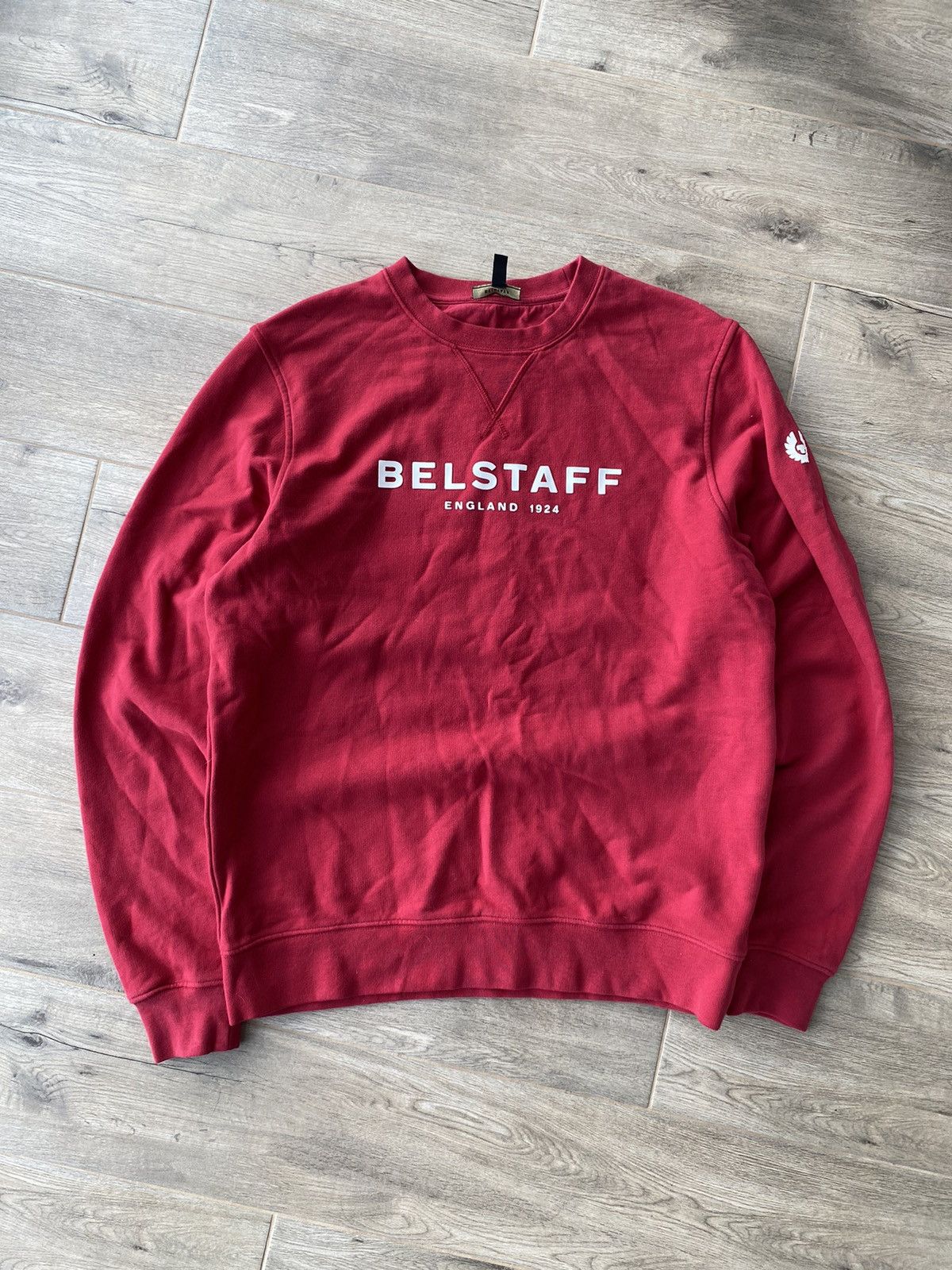 Belstaff Belstaff Logo Vintage Sweatshirt Size US L / EU 52-54 / 3 - 1 Thumbnail