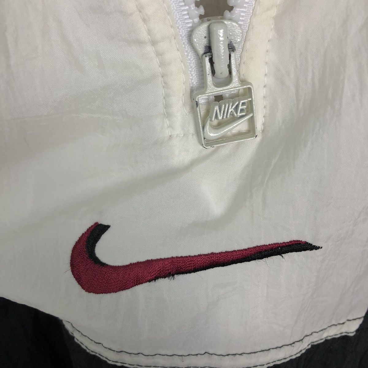 Nike 🔥90’s VINTAGE NIKE CENTRE BIG SWOOSH COACH JACKET MADE USA Size US XL / EU 56 / 4 - 11 Thumbnail