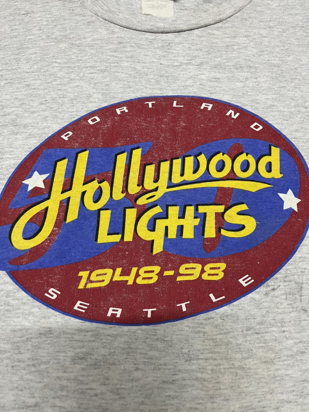 Vintage 🔥 TRUE VINTAGE 90s HOLLYWOOD LIGHTS SEATTLE Size US XL / EU 56 / 4 - 5 Thumbnail