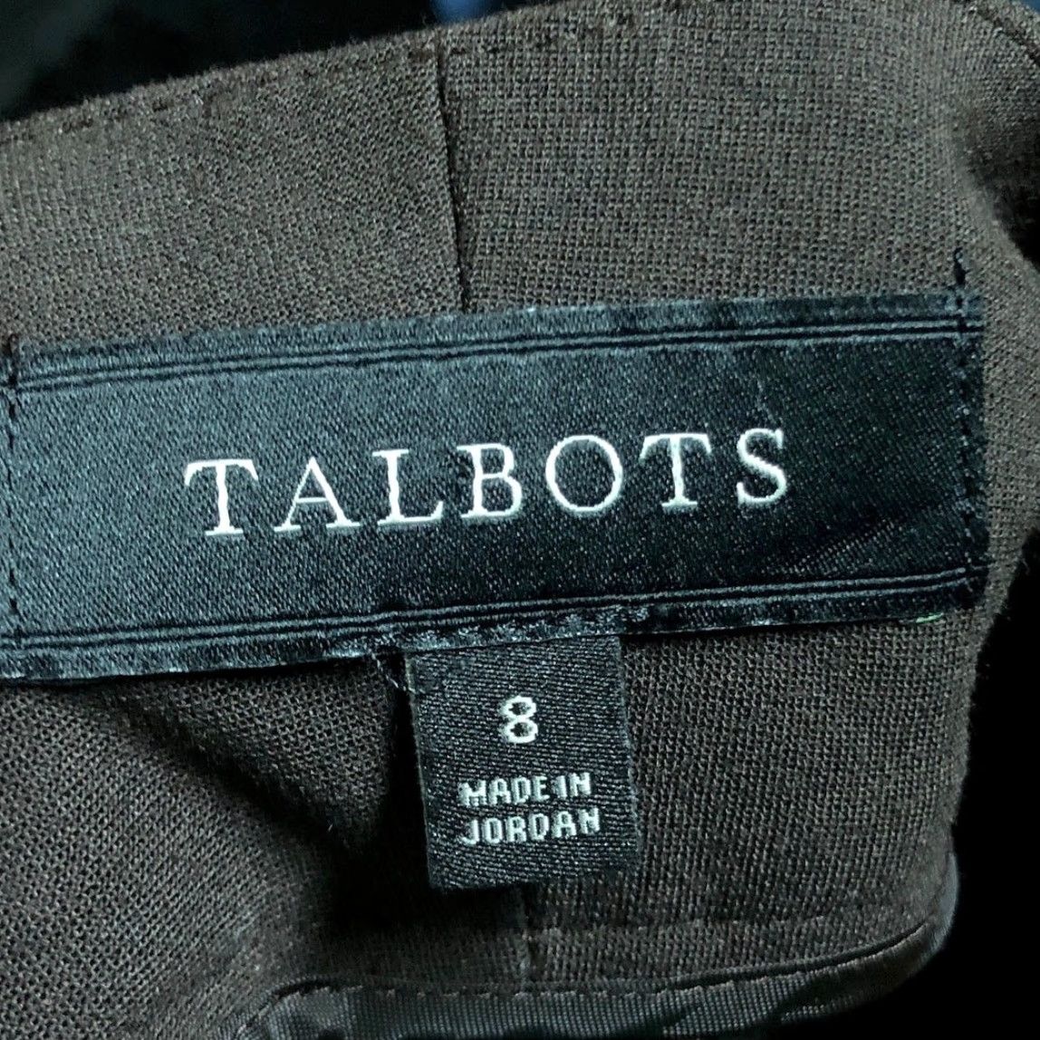 Talbots Talbots Pants Womens Brown Signature High Rise Career Professional Stretch 8 Size 30" / US 8 / IT 44 - 5 Thumbnail