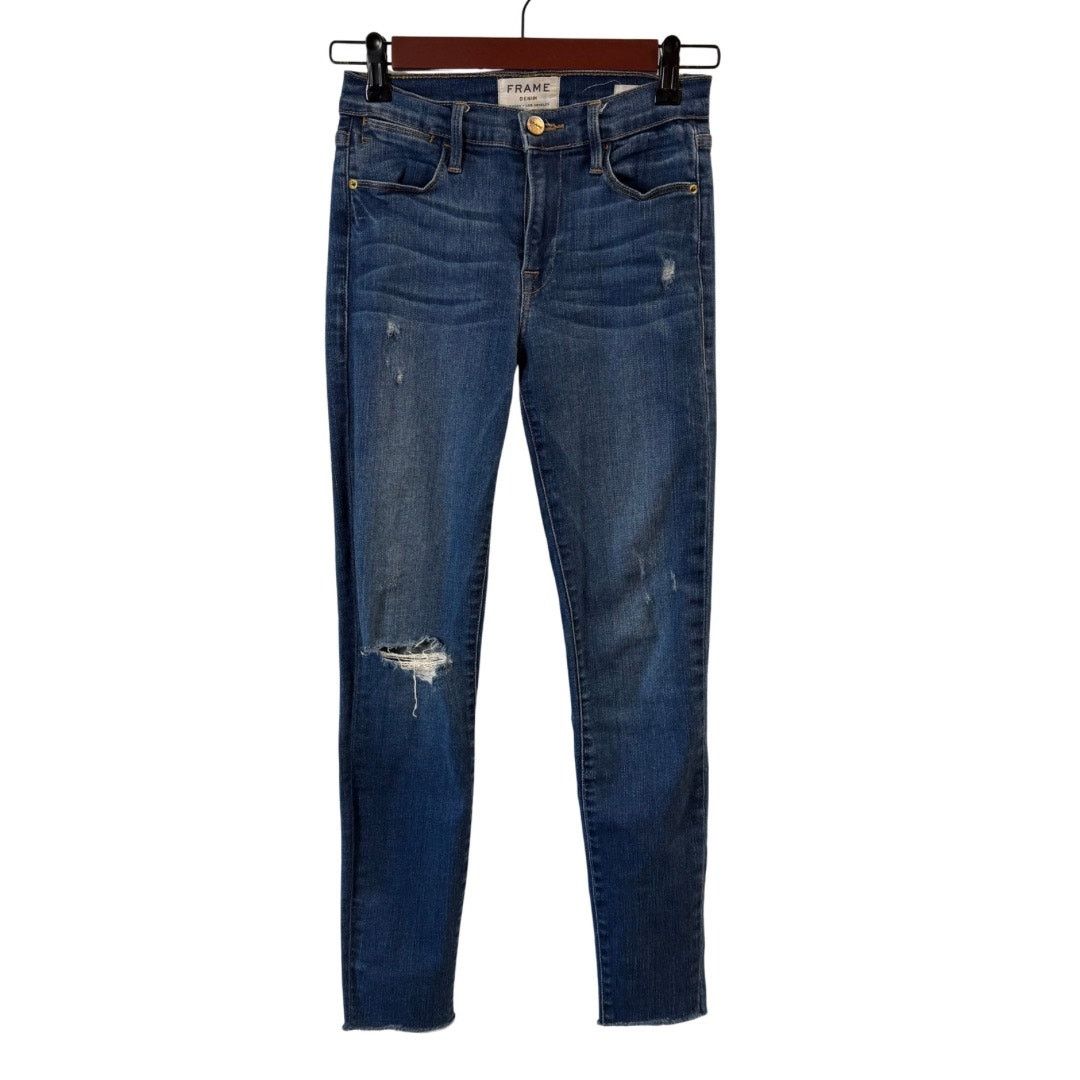 Frame Frame Women’s Le High Skinny Ankle Jeans Size 25 Size 25" / US 0 / IT 36 - 1 Thumbnail