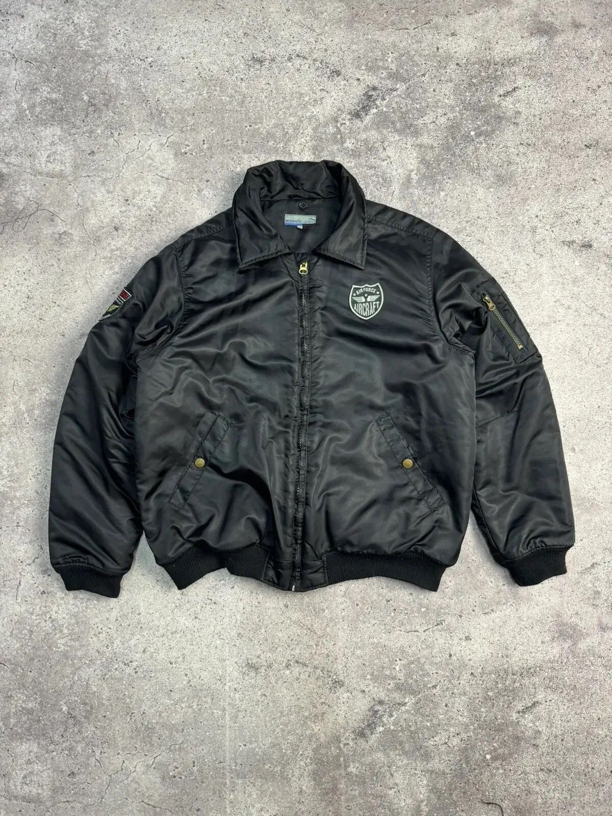 Japanese Brand × Vintage VINTAGE Y2K MA 1 intermediate Bomber Alpha Industies jacket Size US L / EU 52-54 / 3 - 2 Thumbnail