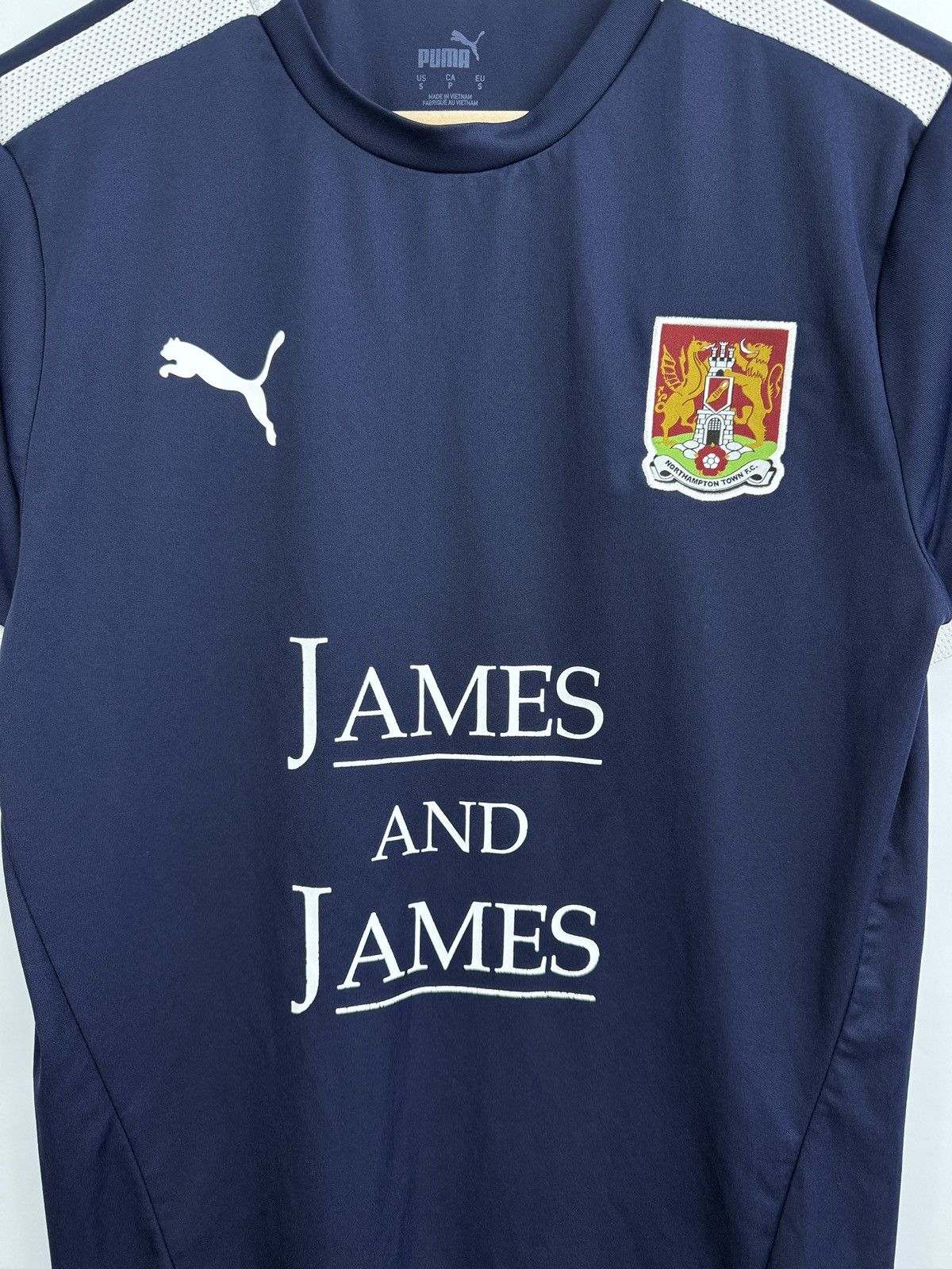 Puma 🇬🇧 Puma Northampton Town FC Soccer Jersey James and James Size US S / EU 44-46 / 1 - 4 Thumbnail