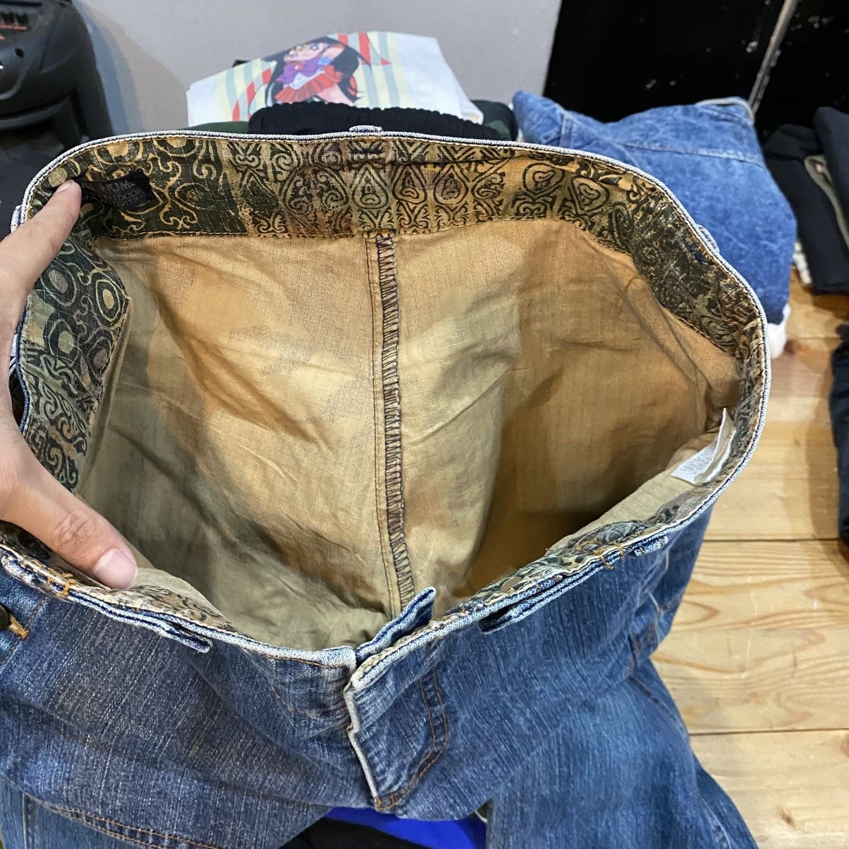 Final Home Final Home Side Button Patchwork Jeans — Rare Japanese Denim Size US 30 / EU 46 - 12 Thumbnail